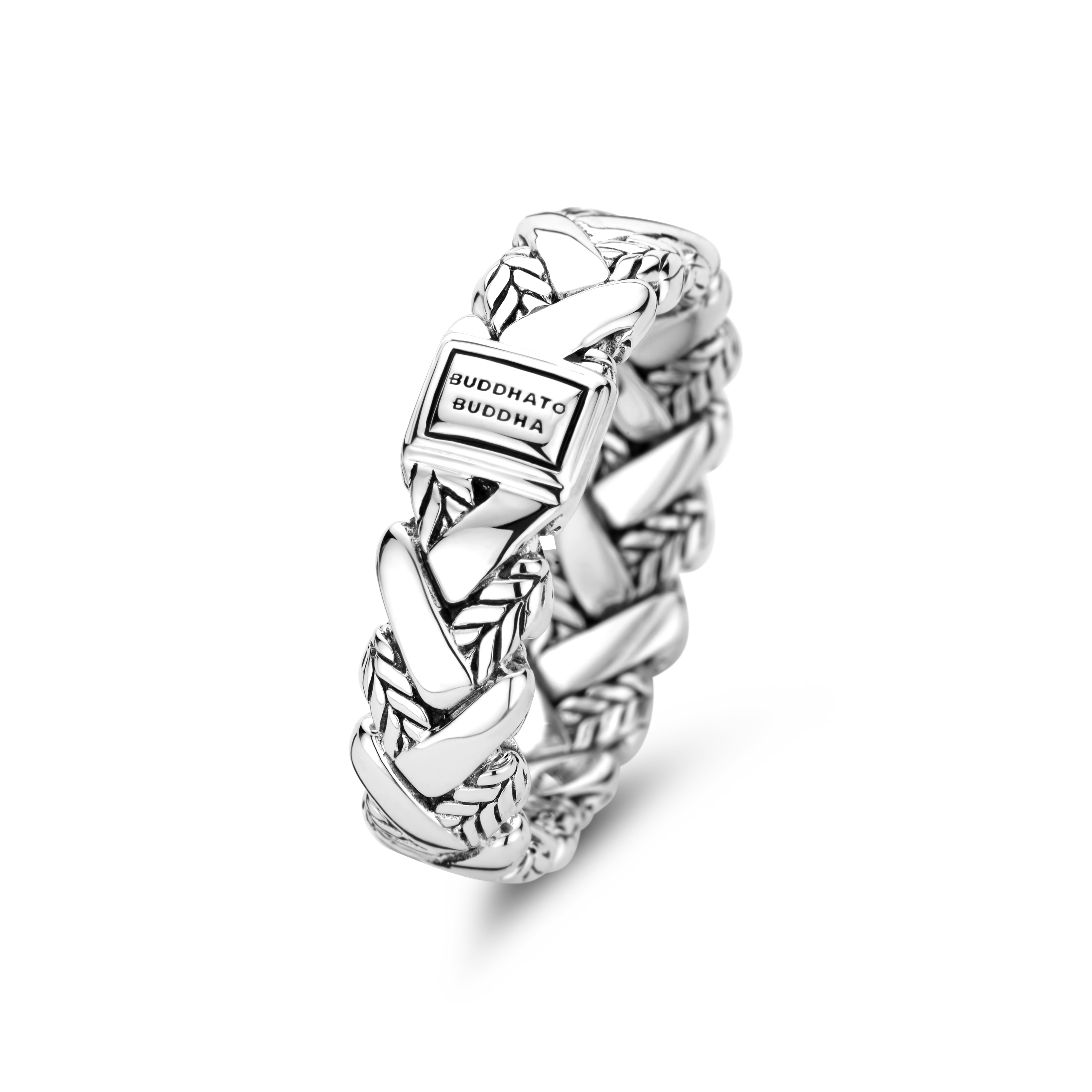 Ring George Textuur van sterling zilver 617