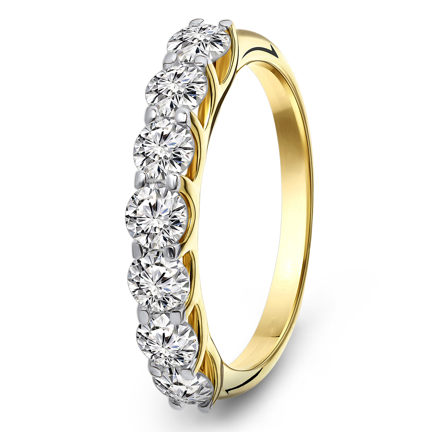 Gouden ring met zirkonia R03-59870-Z