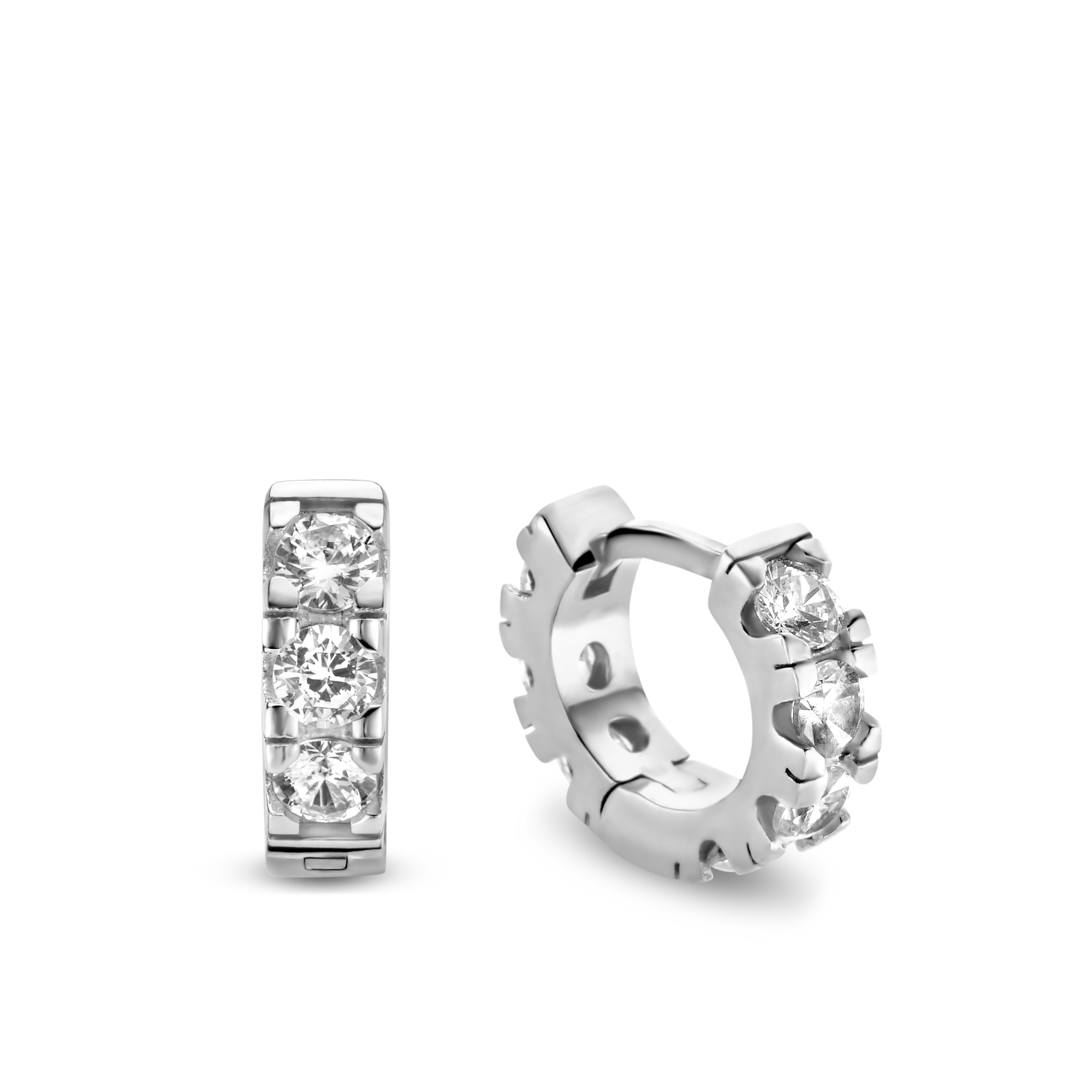 Sterling Zilveren ooringen met zirkonia TCP11911