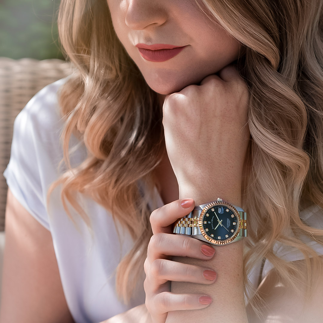 Dameshorloge Inspiration 36 mm Bicolor Black - NRO.19