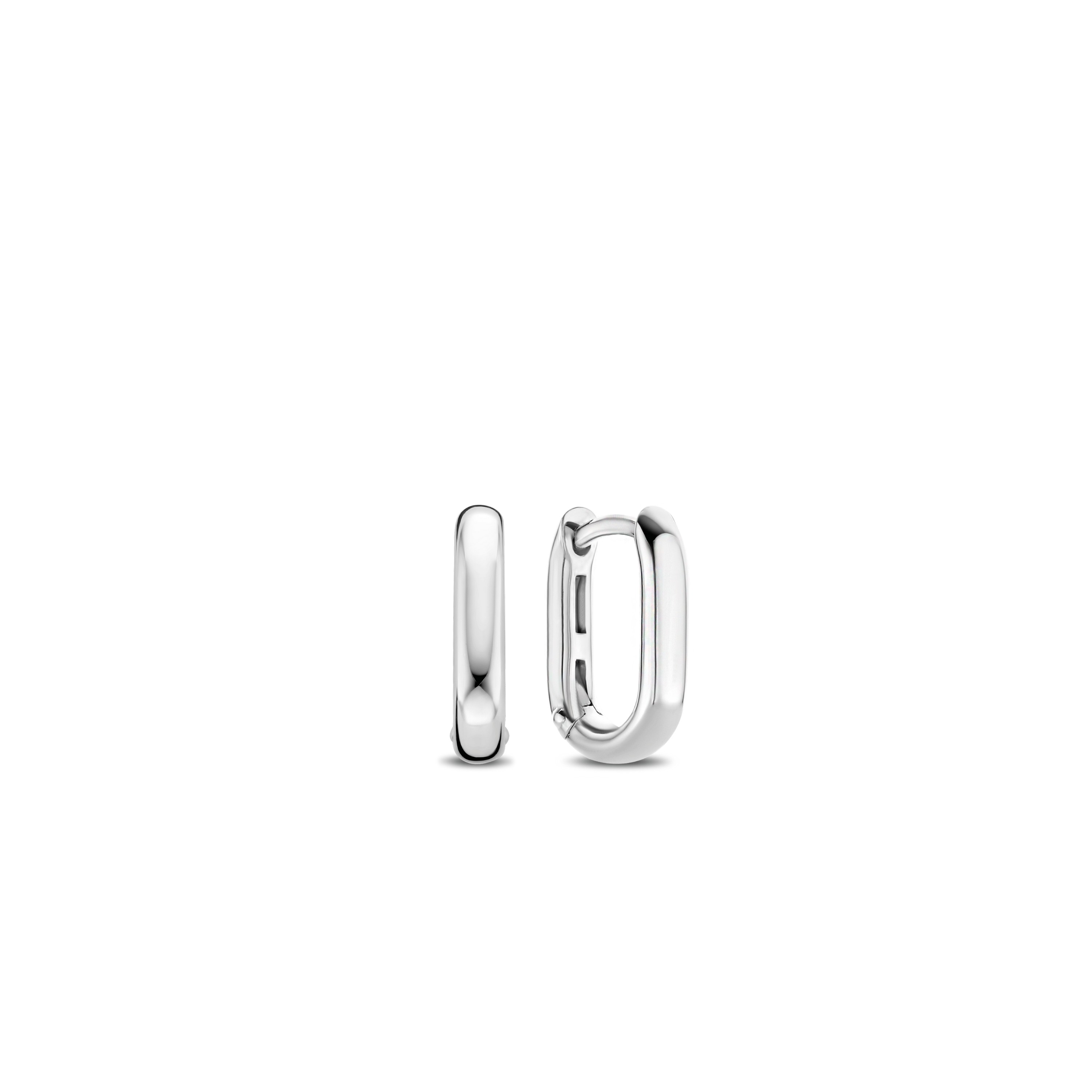 Oorringen sterling zilver Ovaal - 7845SI