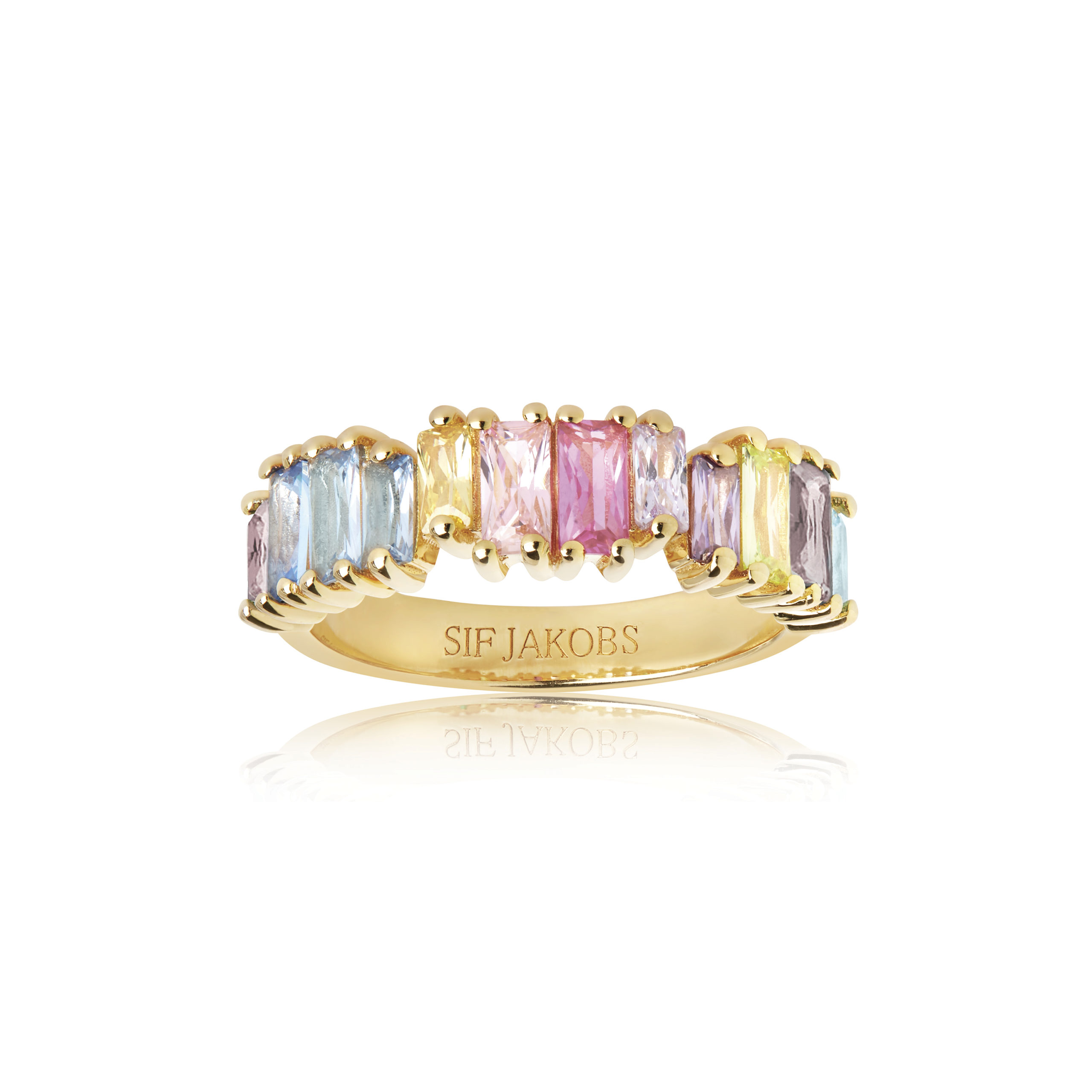 Ring Antella Piccolo met gekleurde zirkonia SJ-R1077-XCZ-SG