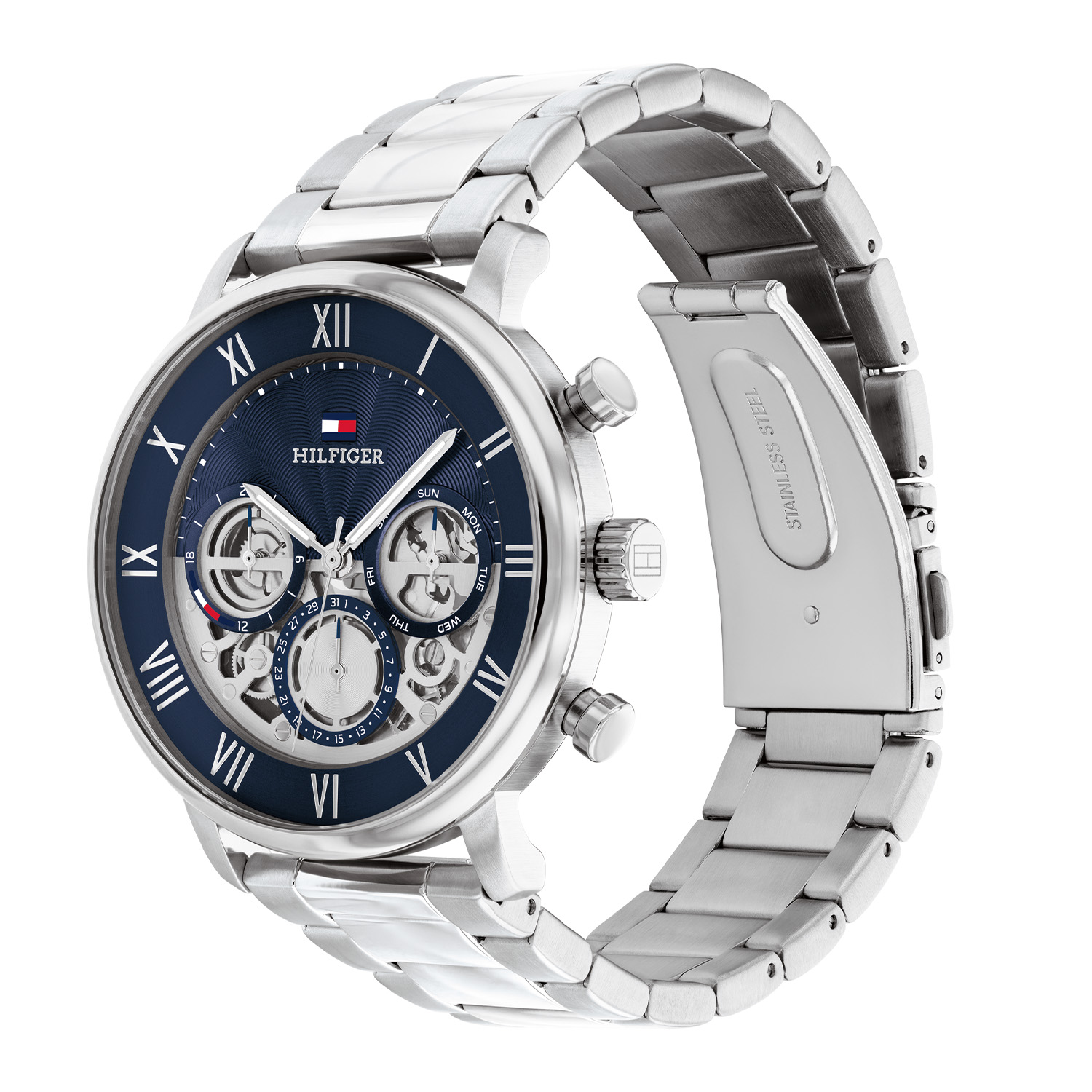 Herenhorloge Legend Zilverkleurig / Blauw 44 mm TH1710569