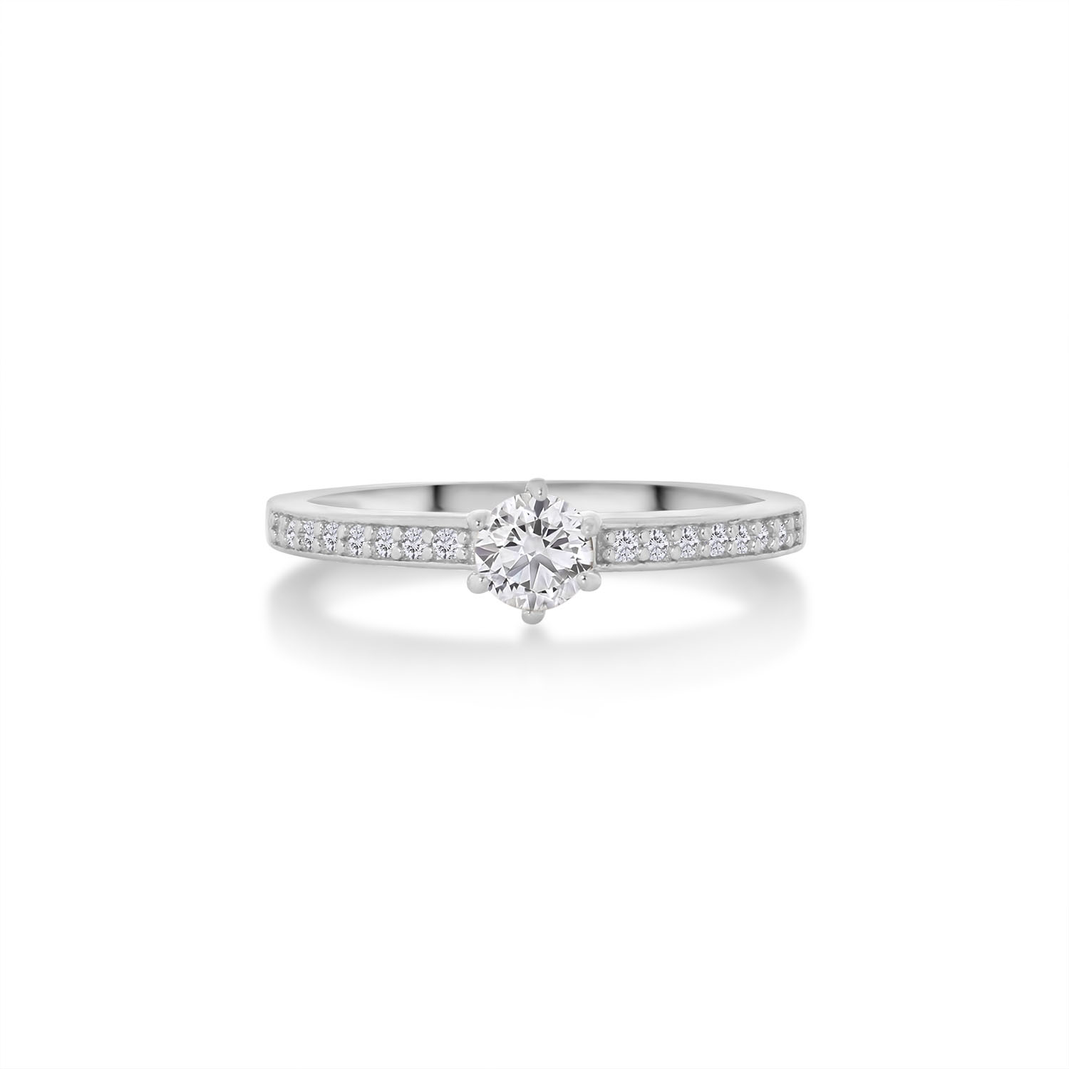 Ring van sterling zilver met zirkonia SGR18207W