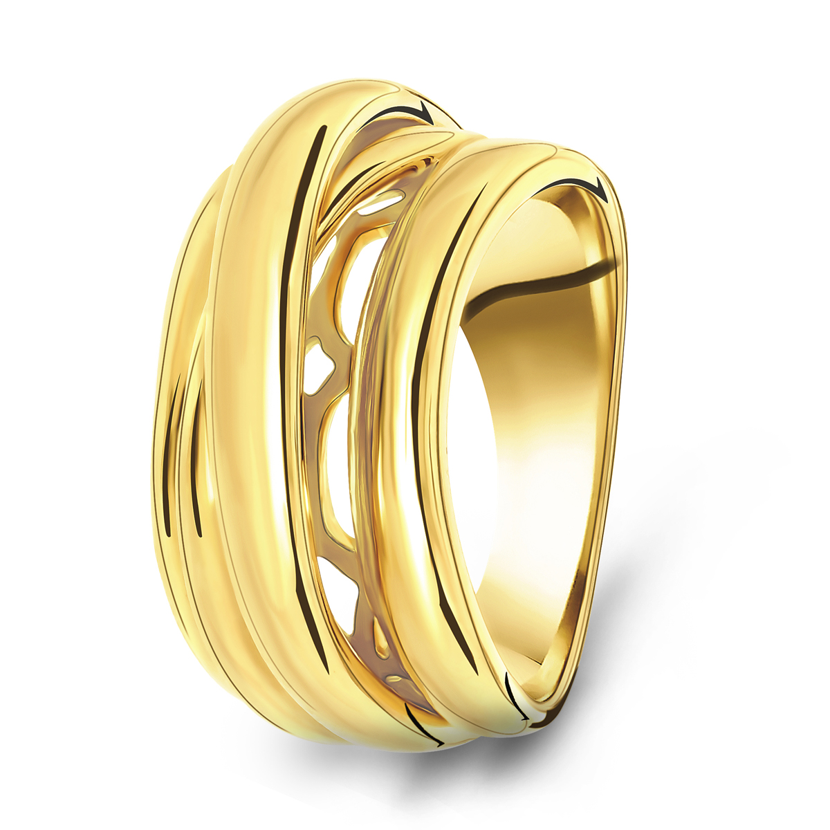 Gold plated ring 01.140.35