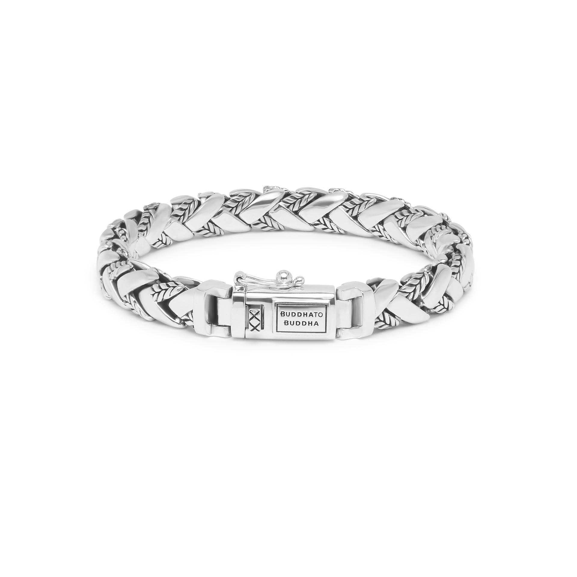 Armband George Textuur van sterling zilver 128
