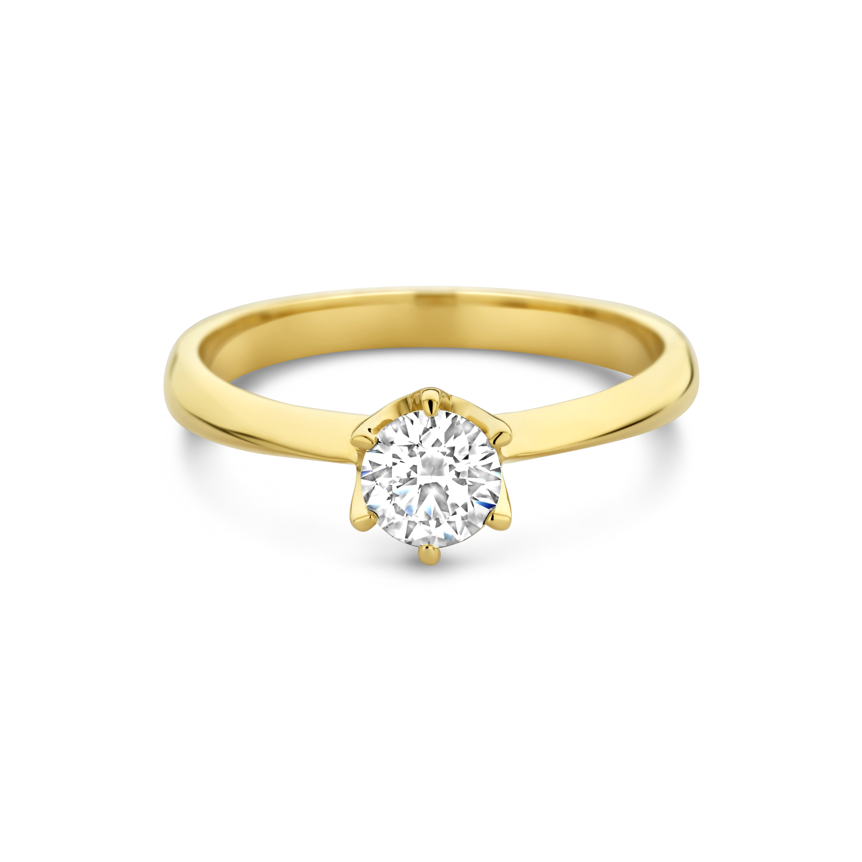 Geelgouden ring met lab grown diamant RDM9141-050-Y