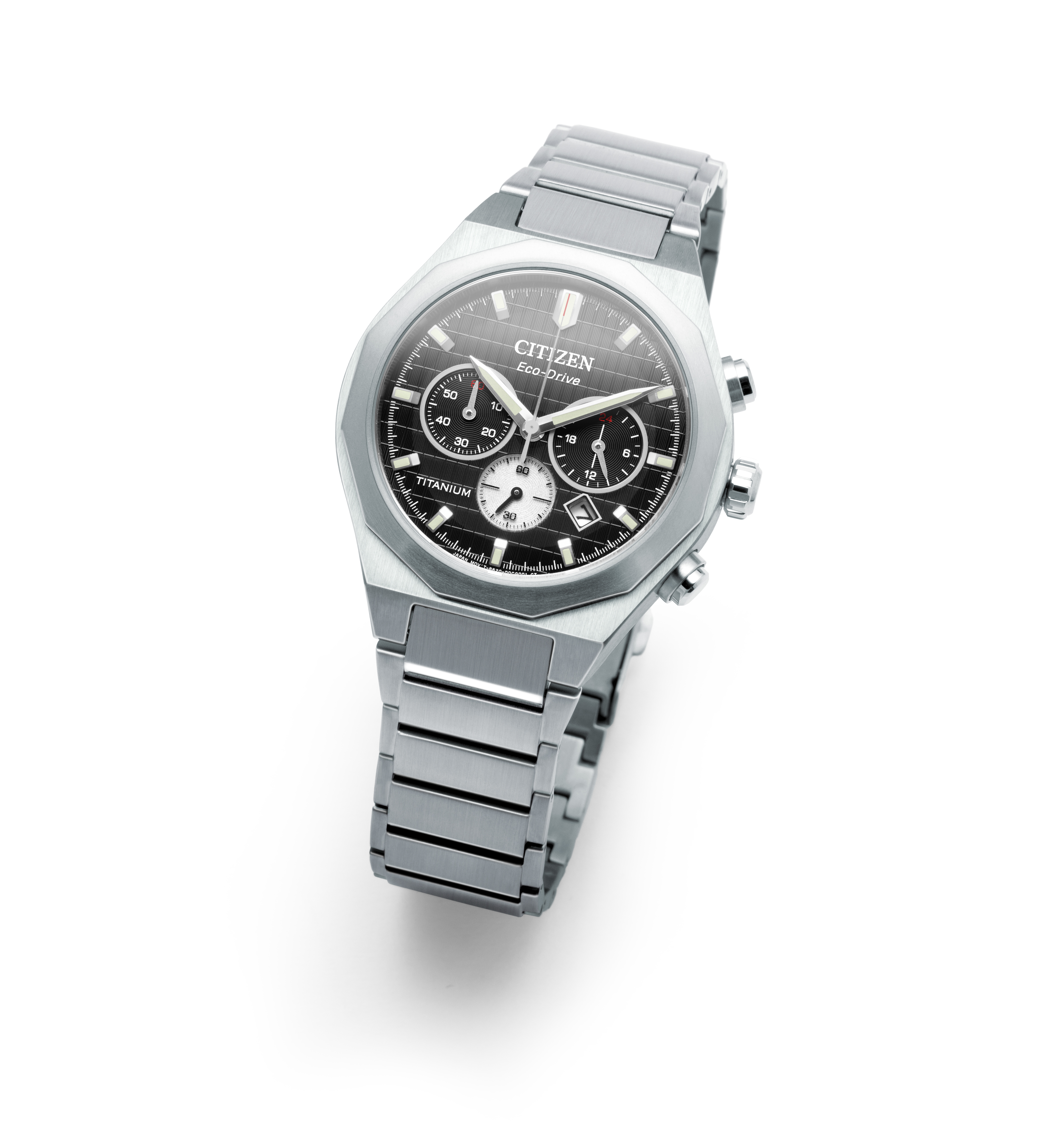 Herenhorloge Super Titanium Zenshin Senkei Zwart - CA4690-51E