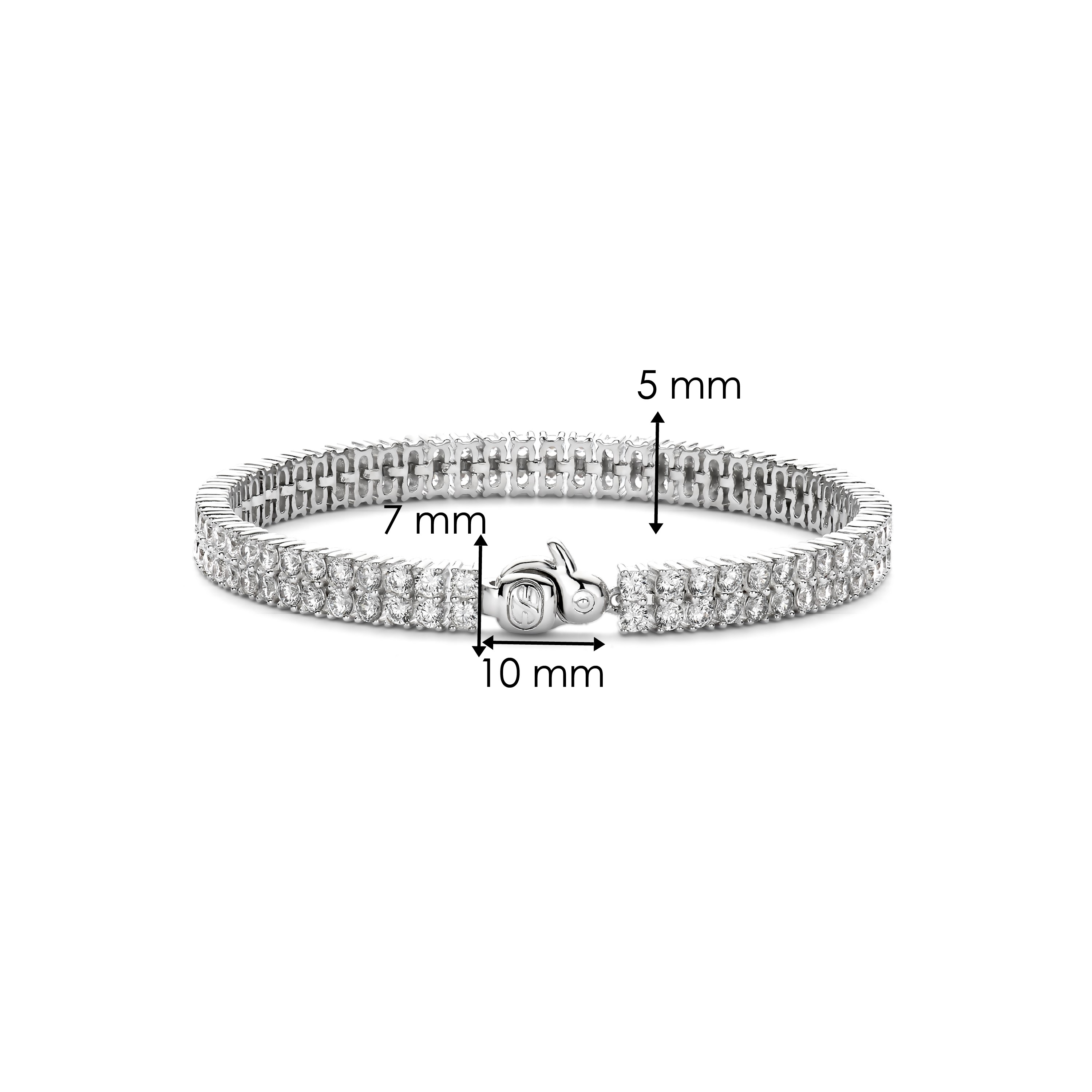 Tennisarmband sterling zilver met zirkonia - 23067ZI