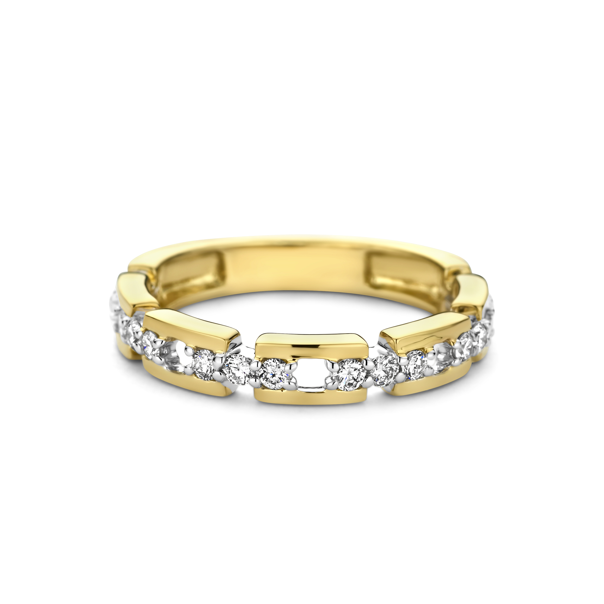 Geelgouden ring met diamant RP-19512