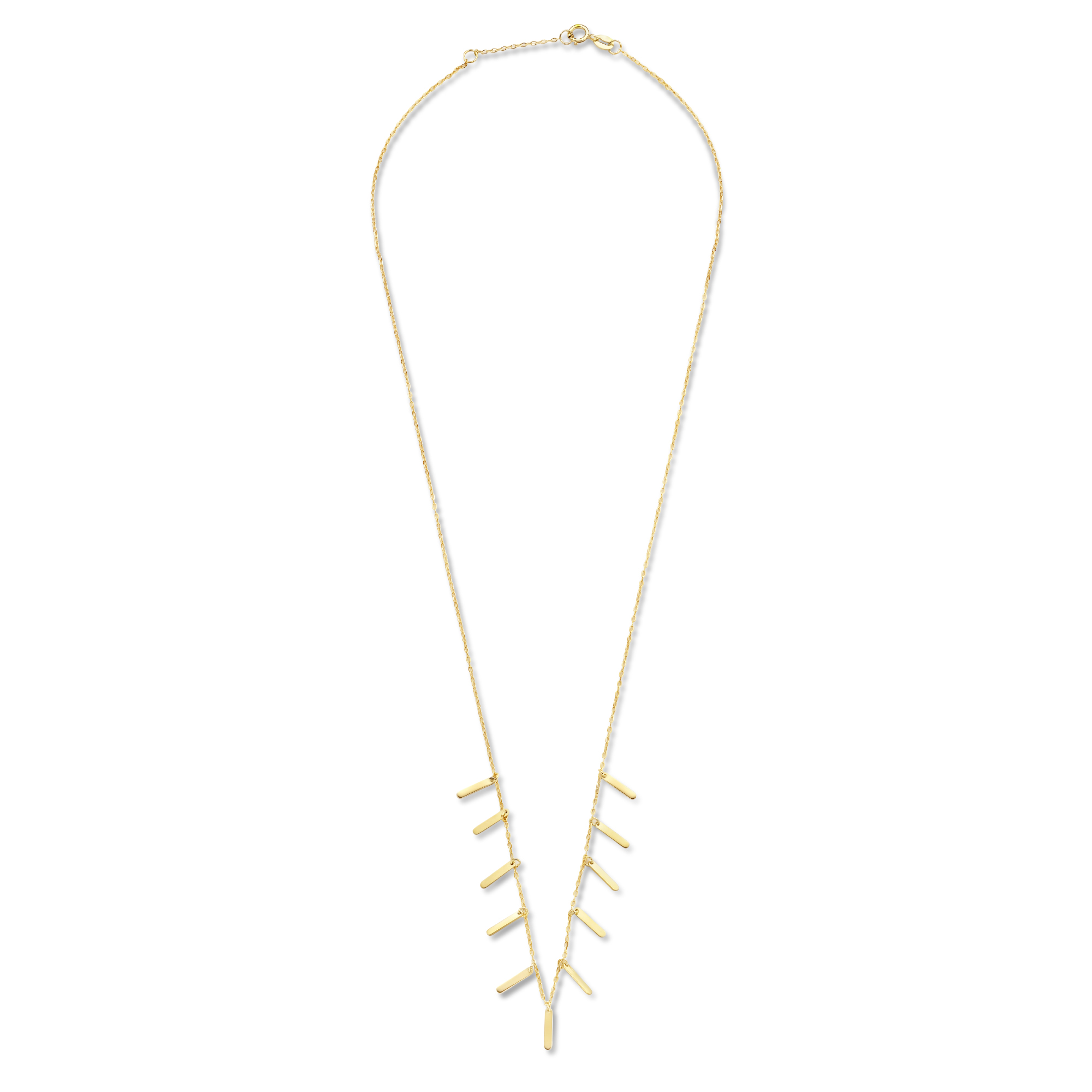 Geelgoud collier FG083-586