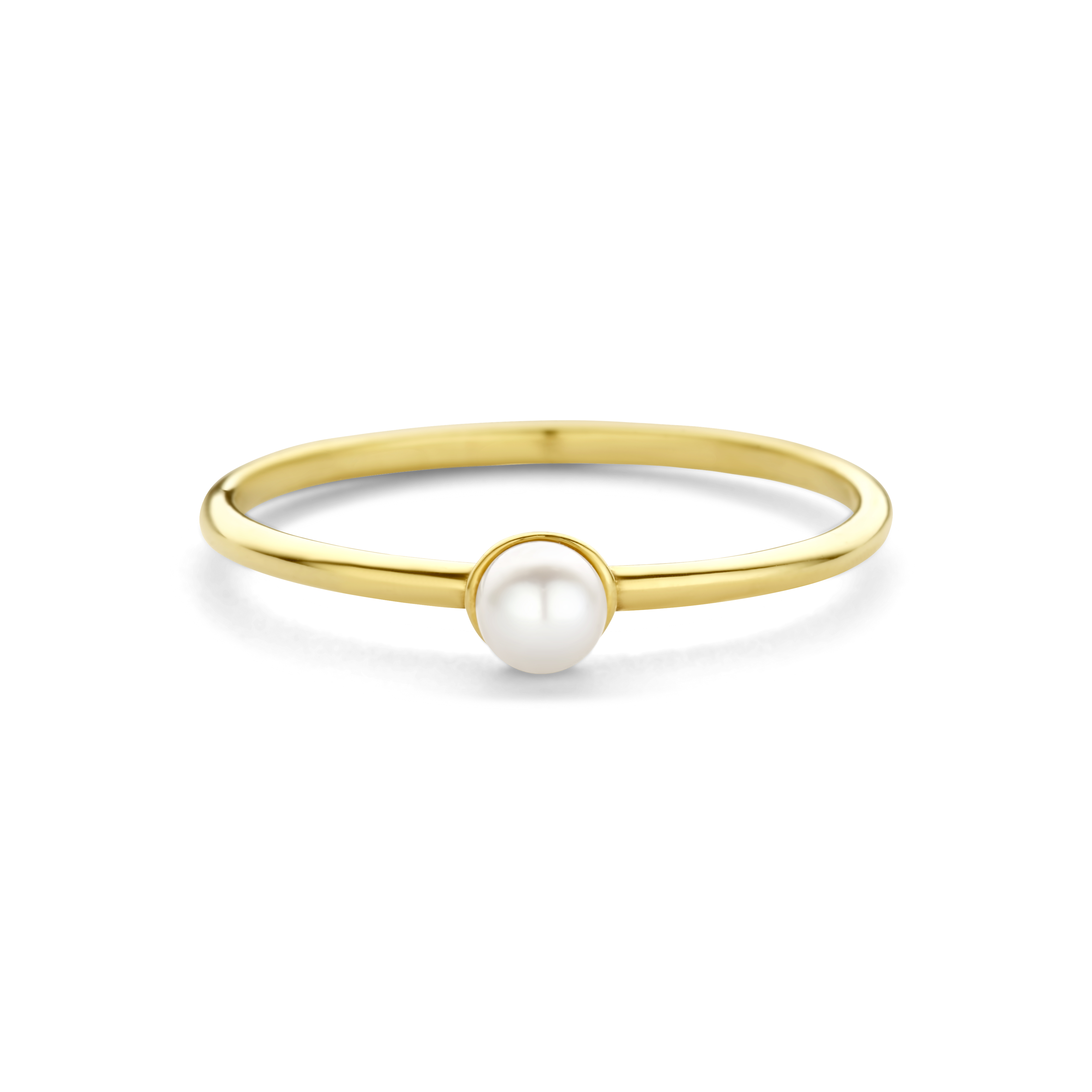 Geelgouden ring met parel R470-AG1649-2514-Y