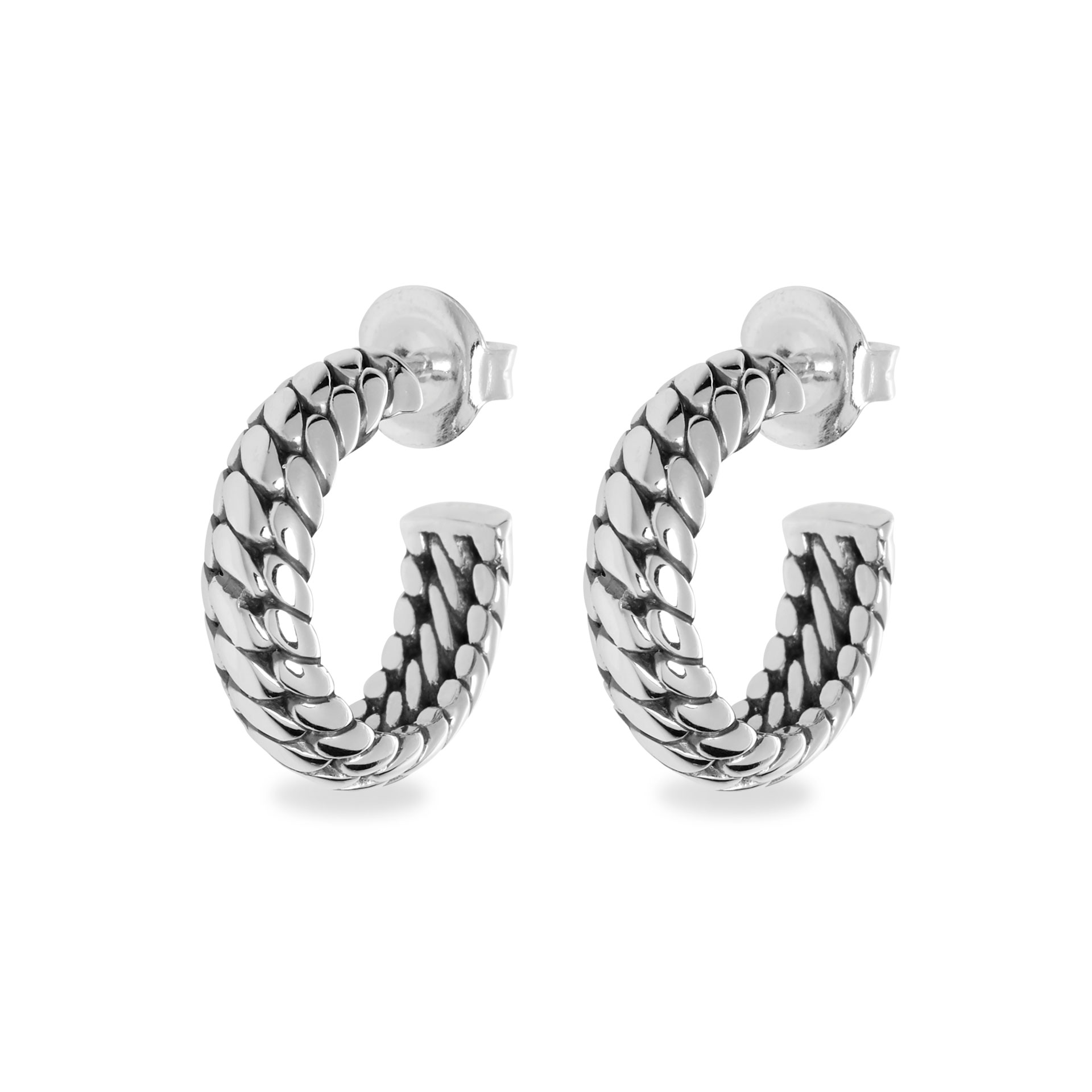 Oorbellen Ben Small van sterling zilver 437
