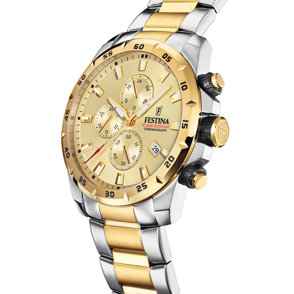 Herenhorloge Timeless Chrono Bicolor Gold - F20562-1