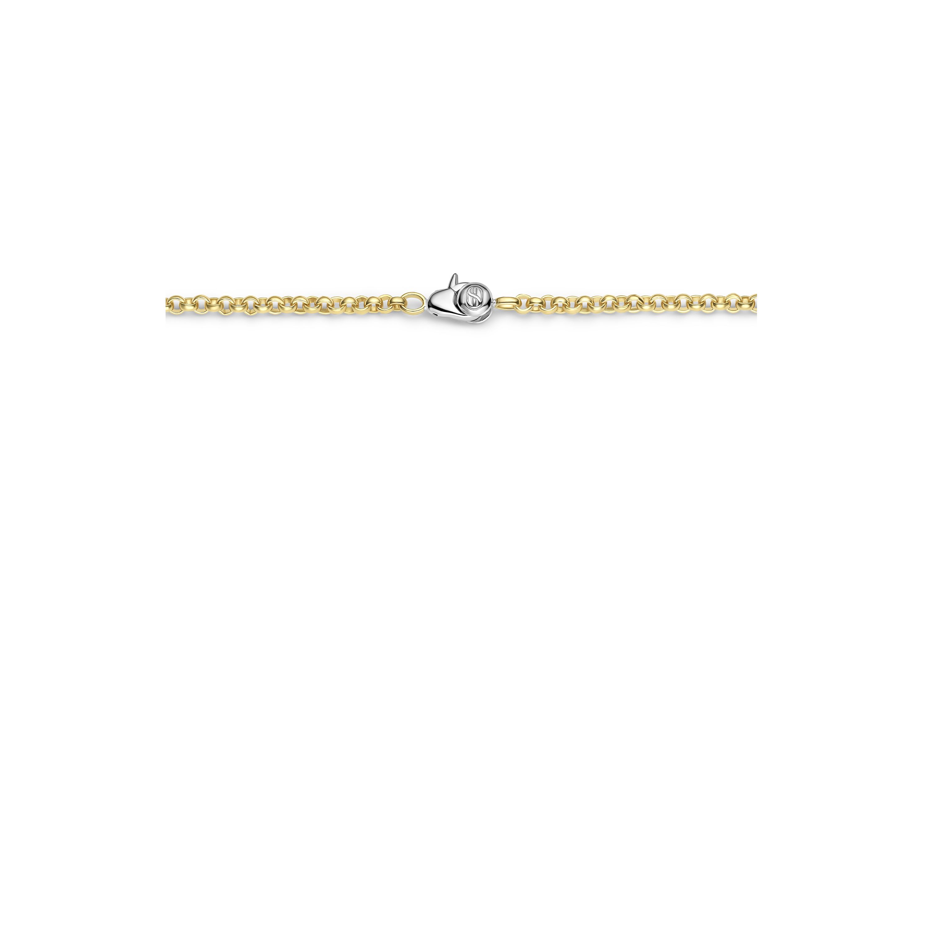Schakelkettting gold plated - 34086SY