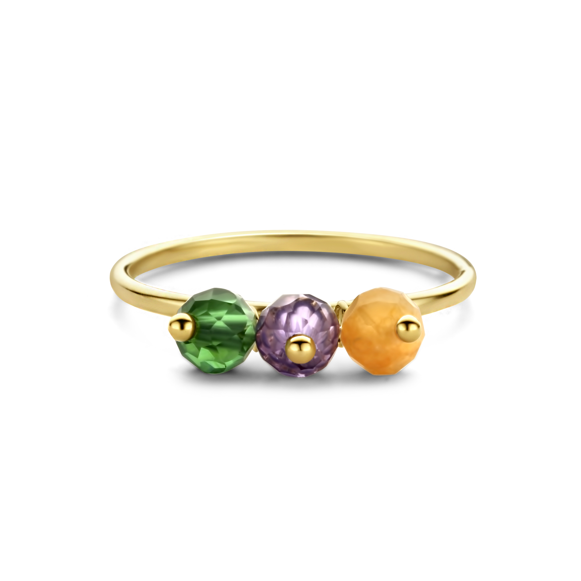 Geelgouden ring AG083-671