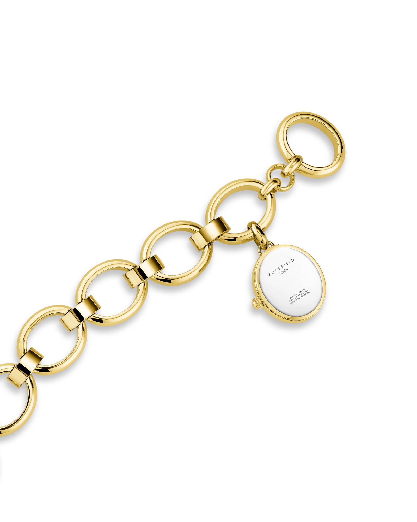 Dameshorloge Oval Charm Chain Quartz 15 x 18 mm SWGSG-OV13