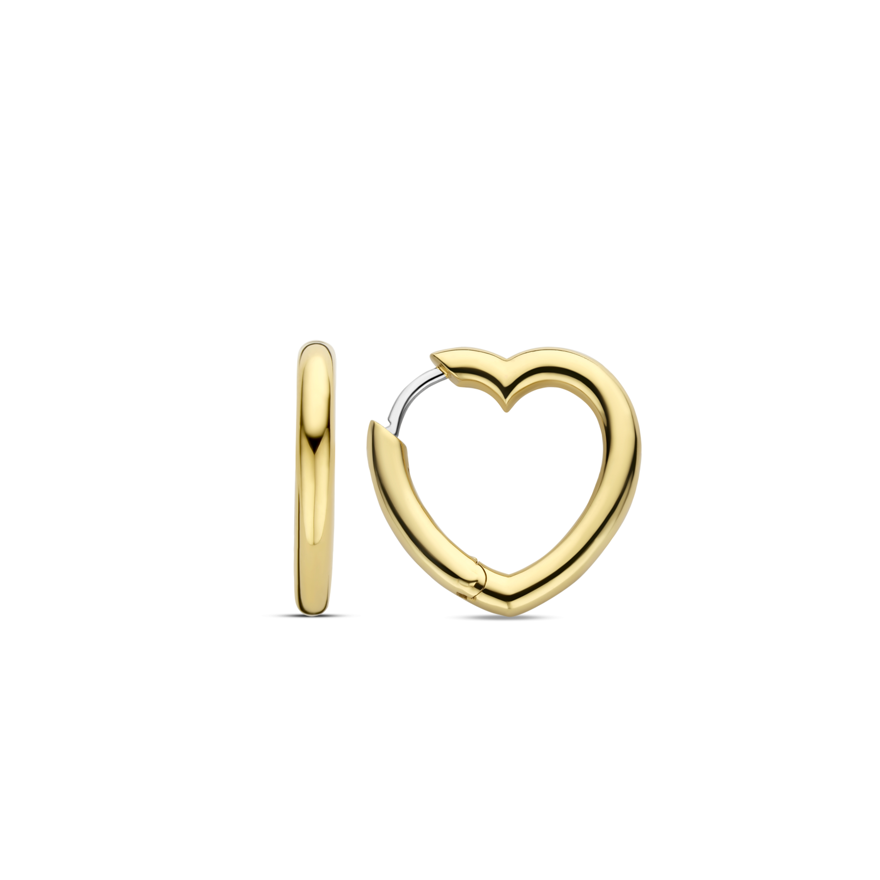 Oorringen van gold plated Hart vorm - 7917SY