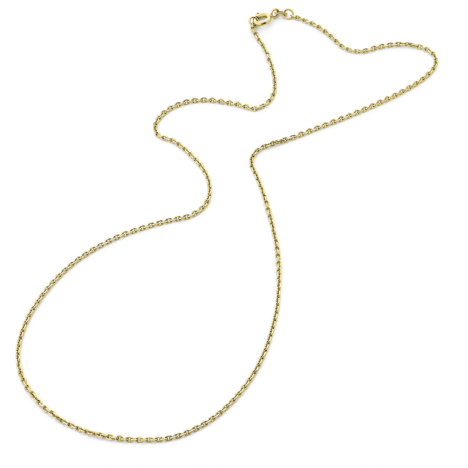 Geelgouden schakelketting anker C094-ANCDIA-50-1.7-Y