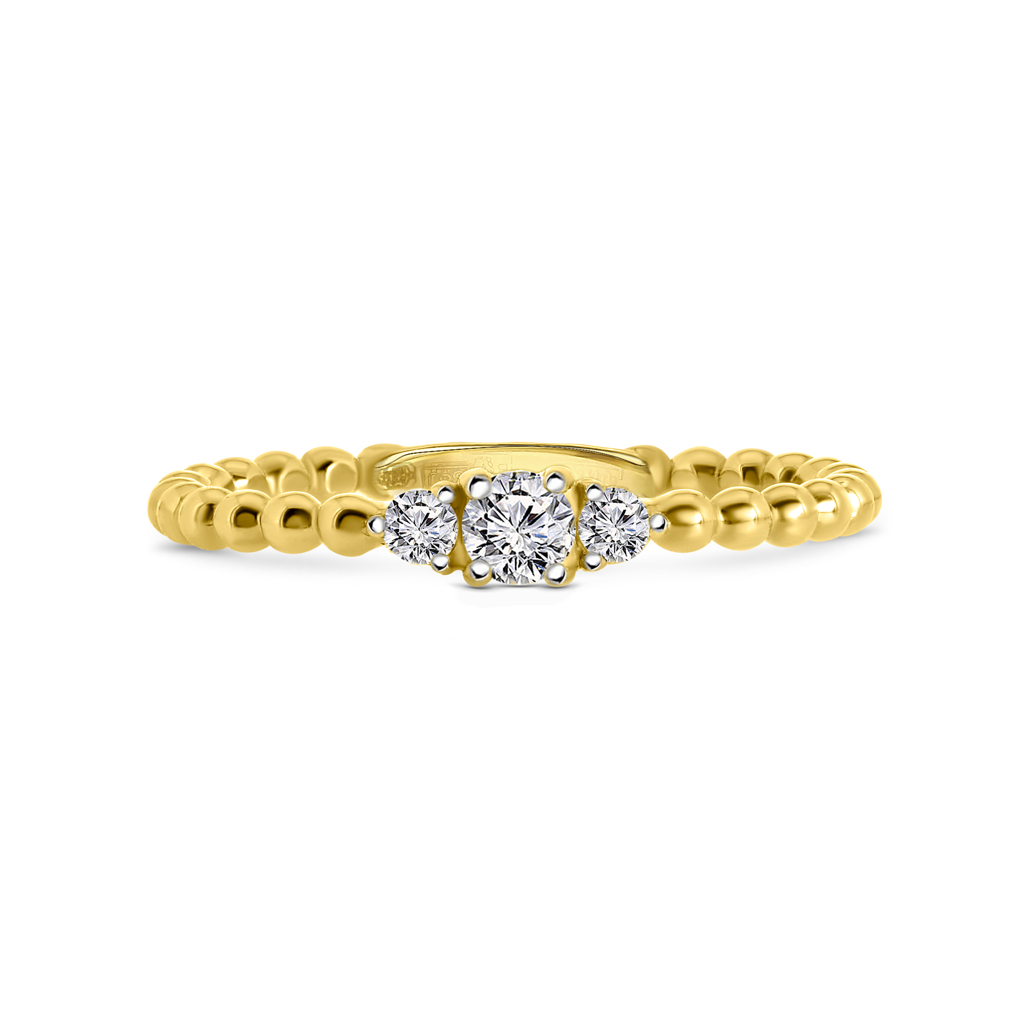 Geelgouden ring met zirkonia T947017334-ZI