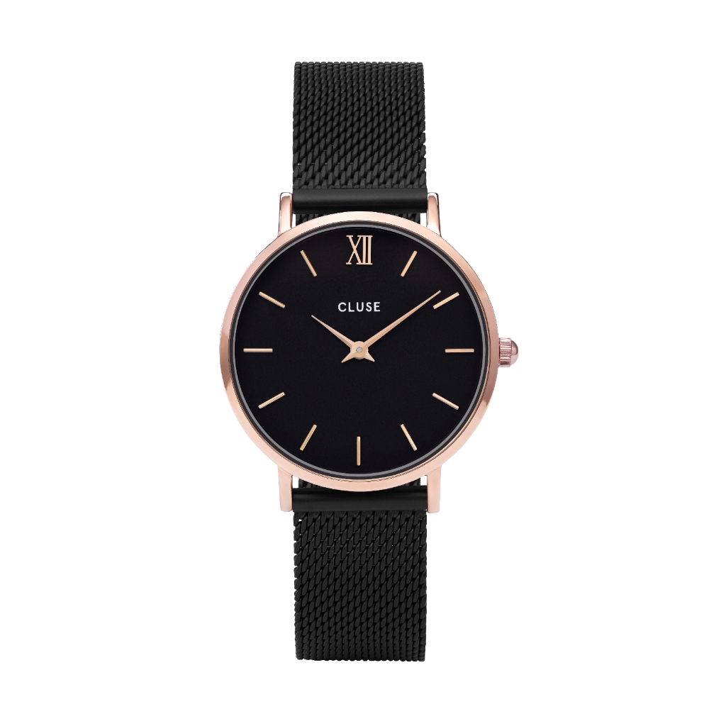 Minuit Mesh Rose Gold Black/Black