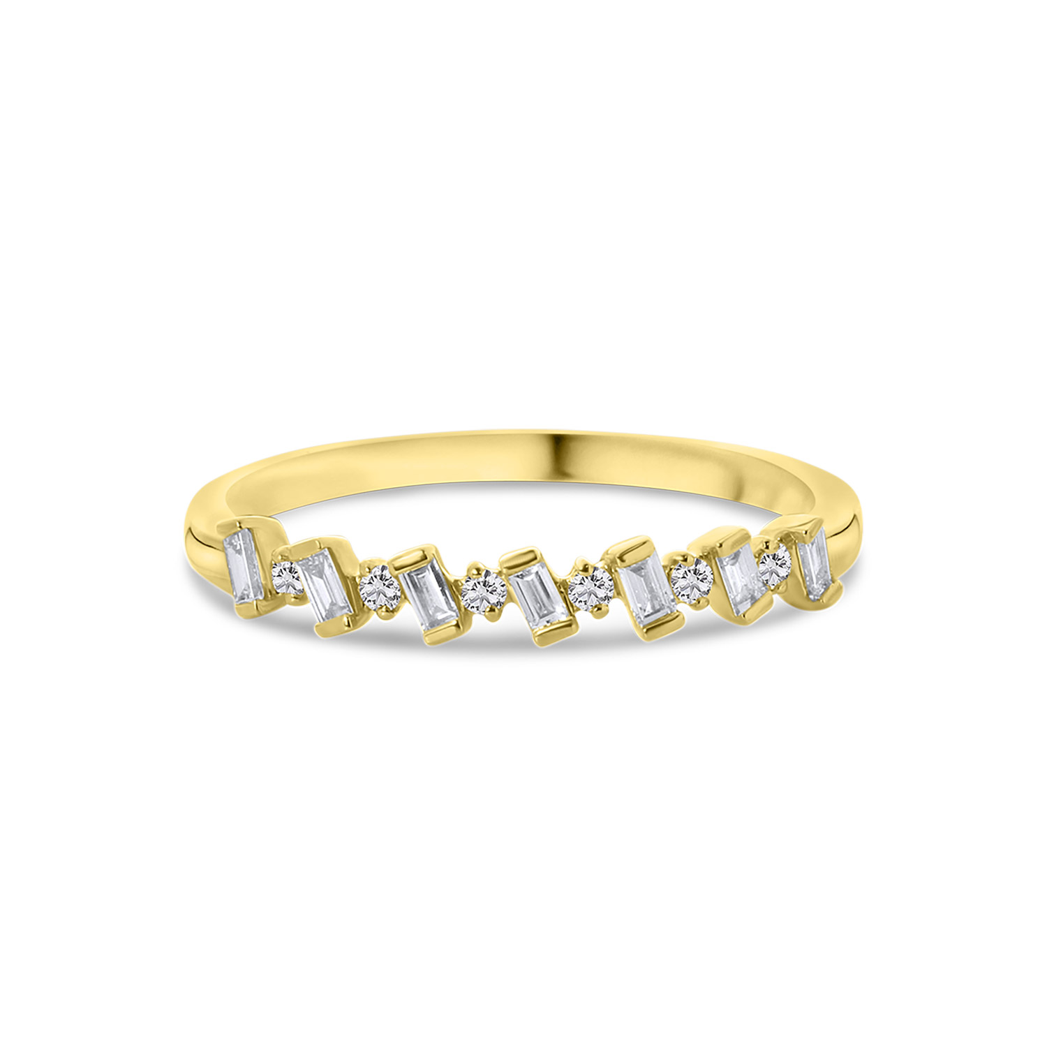 Geelgouden aanschuifring diamant R480-RDF26800-Y