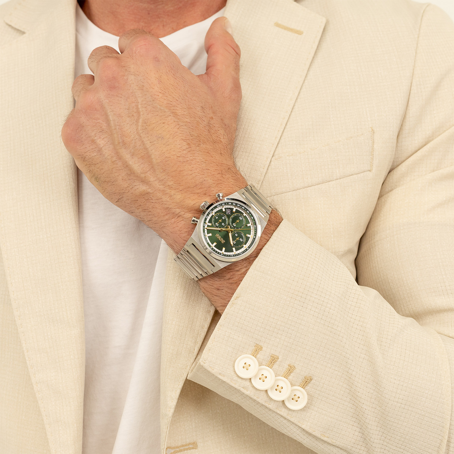 Herenhorloge Candor Chrono Green - HB1514220