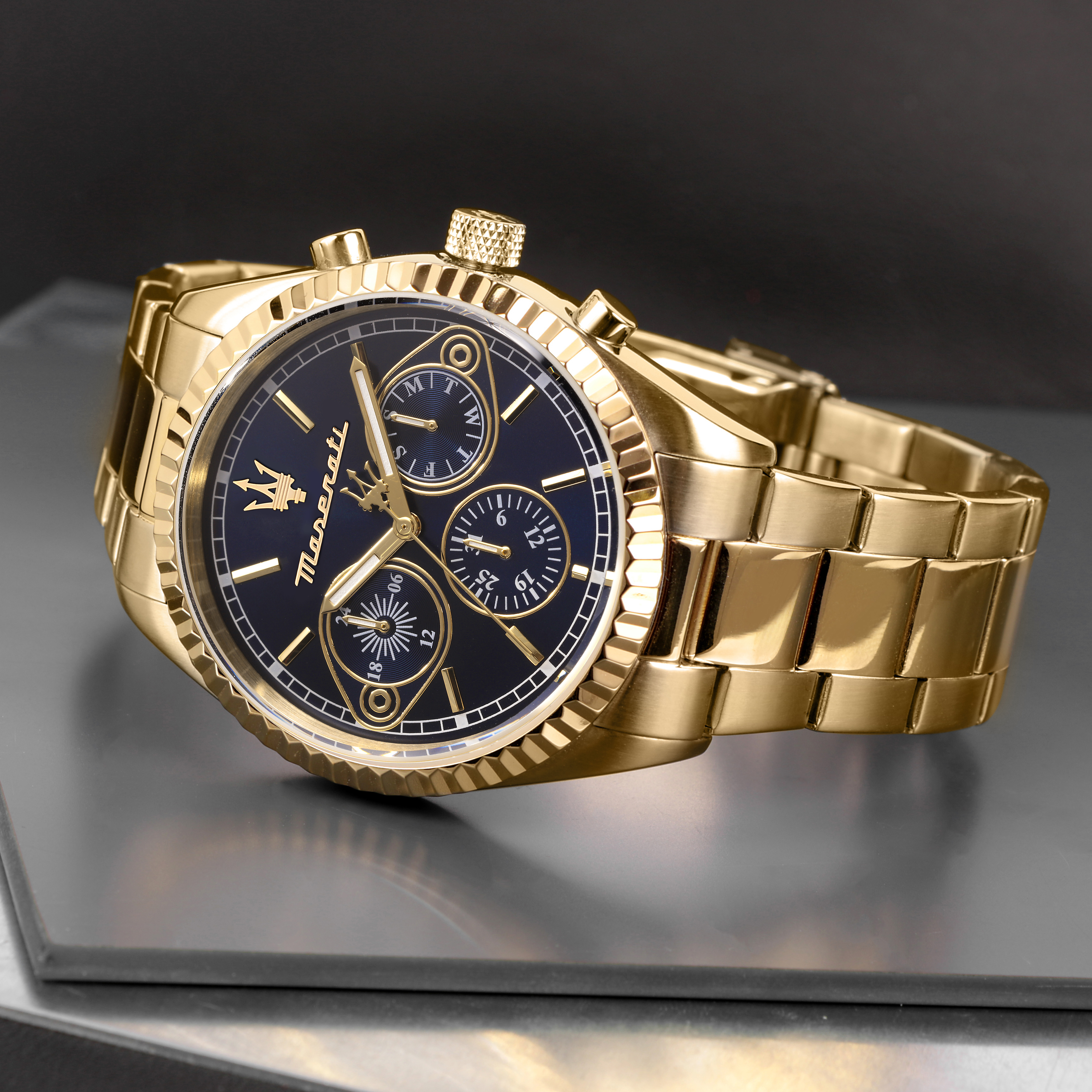 Herenhorloge Competizione Blue/Gold - R8853100026 Herenhorloge Competizione Blue/Gold - R8853100026