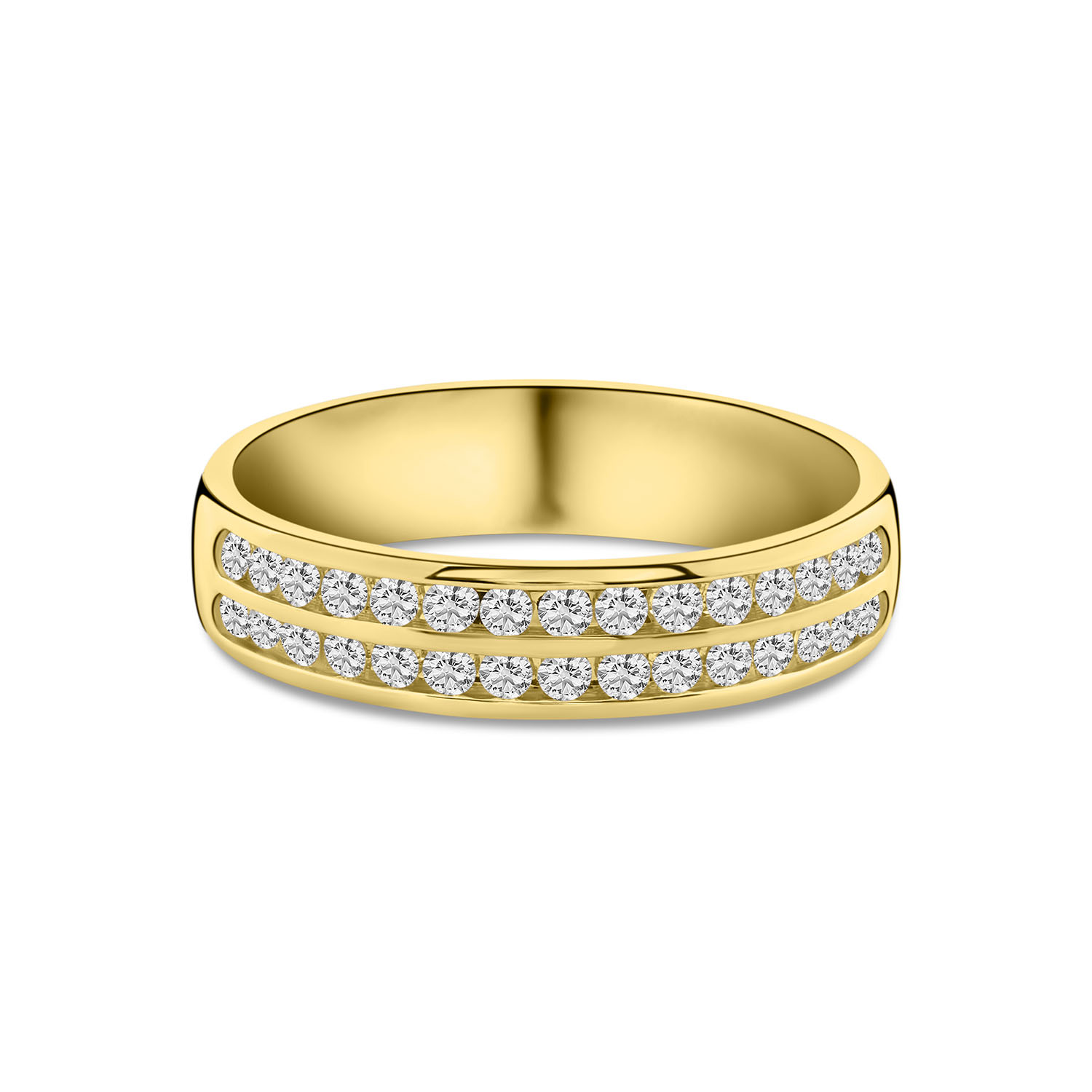 Geelgouden ring met lab grown diamanten R177-UFOH4398G-LG-Y