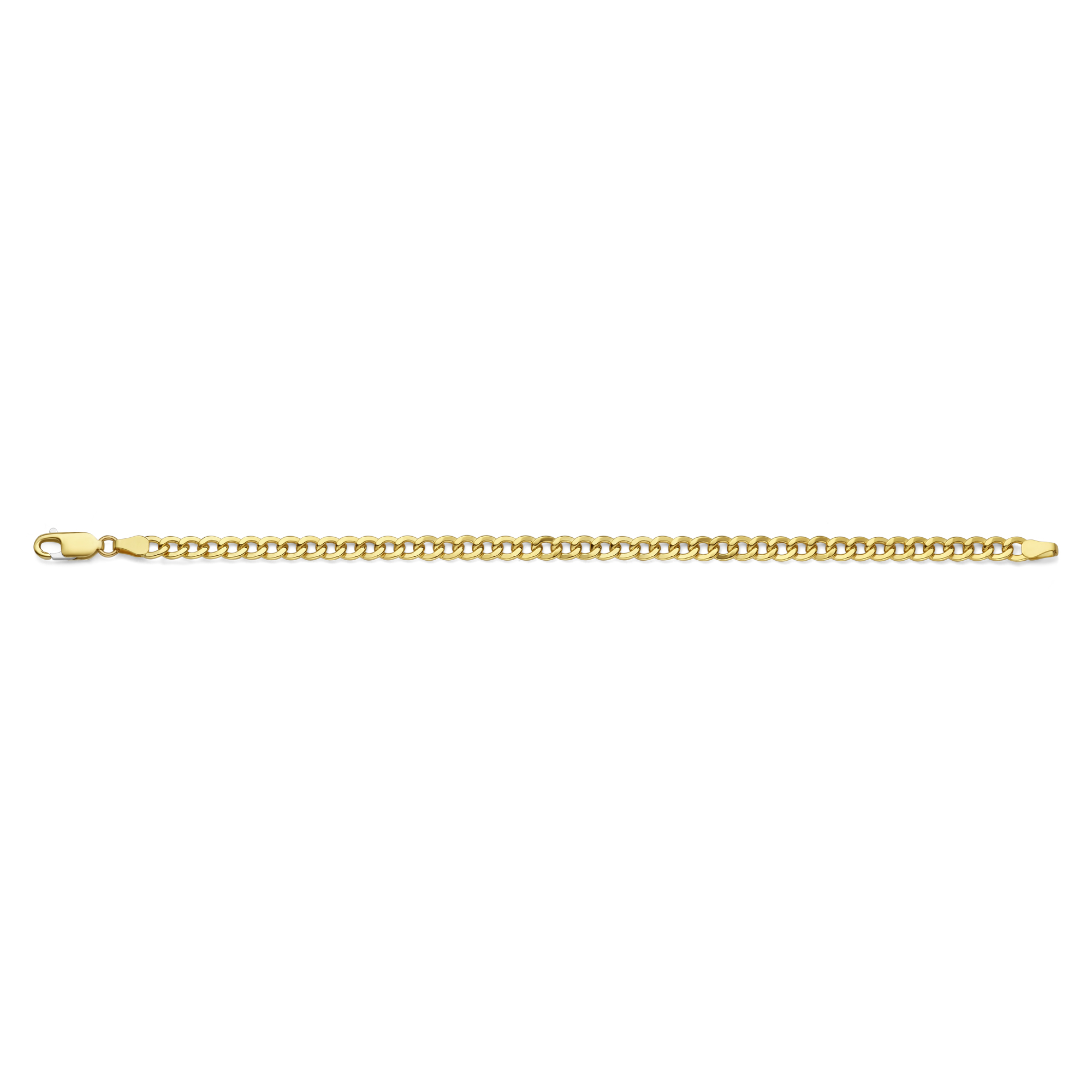 Schakelarmband van goud met zilveren kern 5 mm - 40-G05-Y