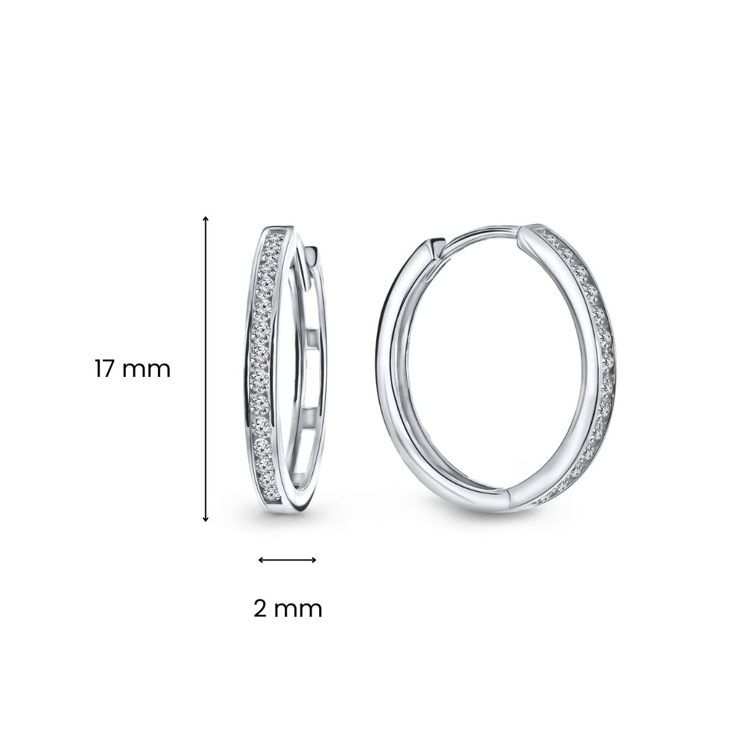 Witgouden oorbellen VHCE5314W-FCZ-W