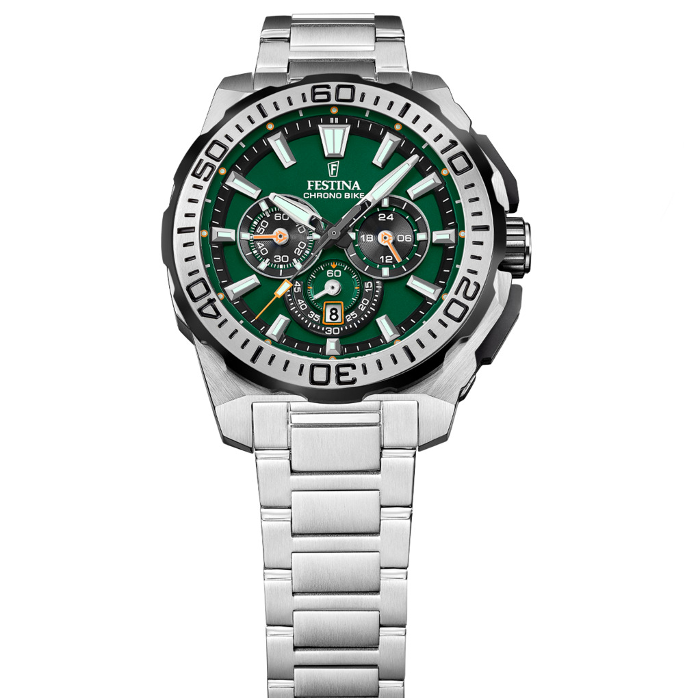 Herenhorloge Chrono Bike Green - F20724-3