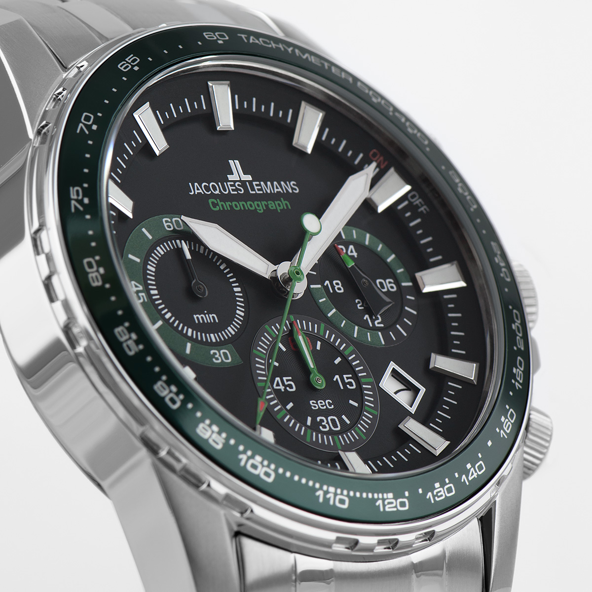 Herenhorloge Liverpool Chronograph Green - 1-2099F