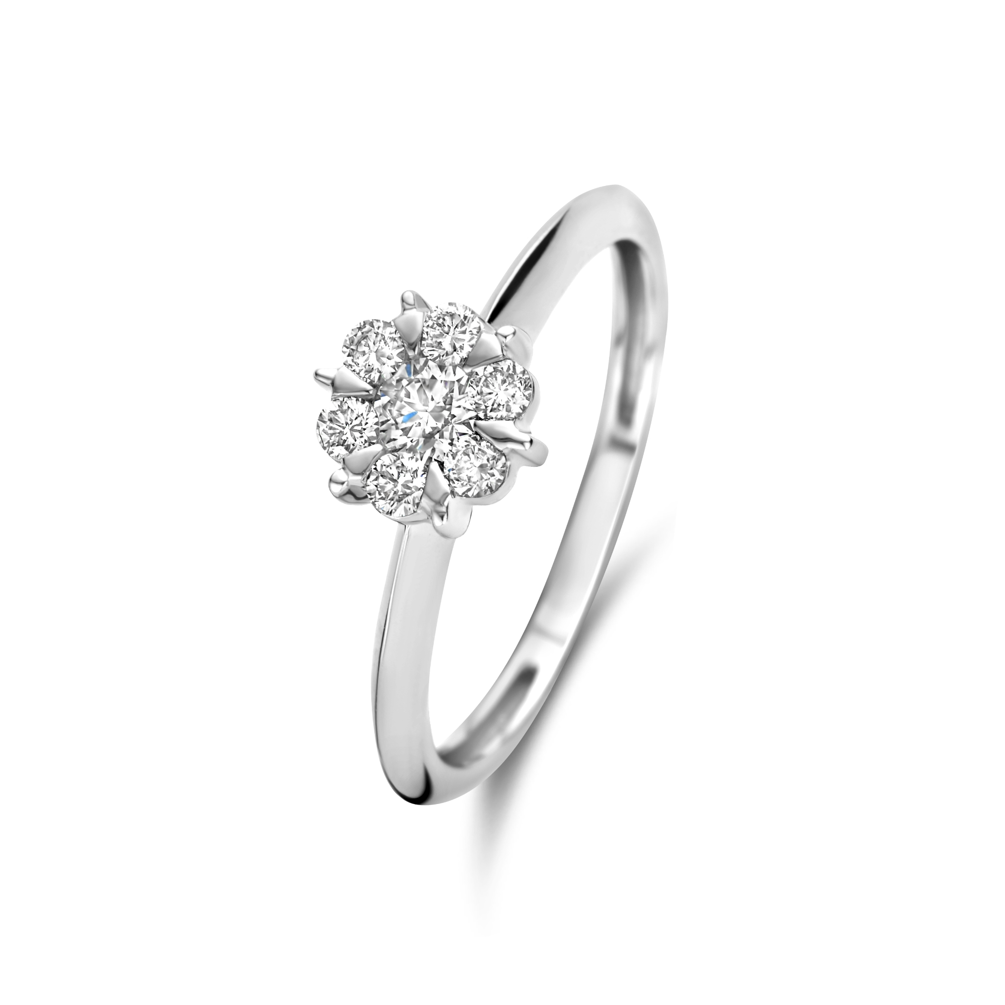 Witgouden ring met lab grown diamant R03-L-MLN35735