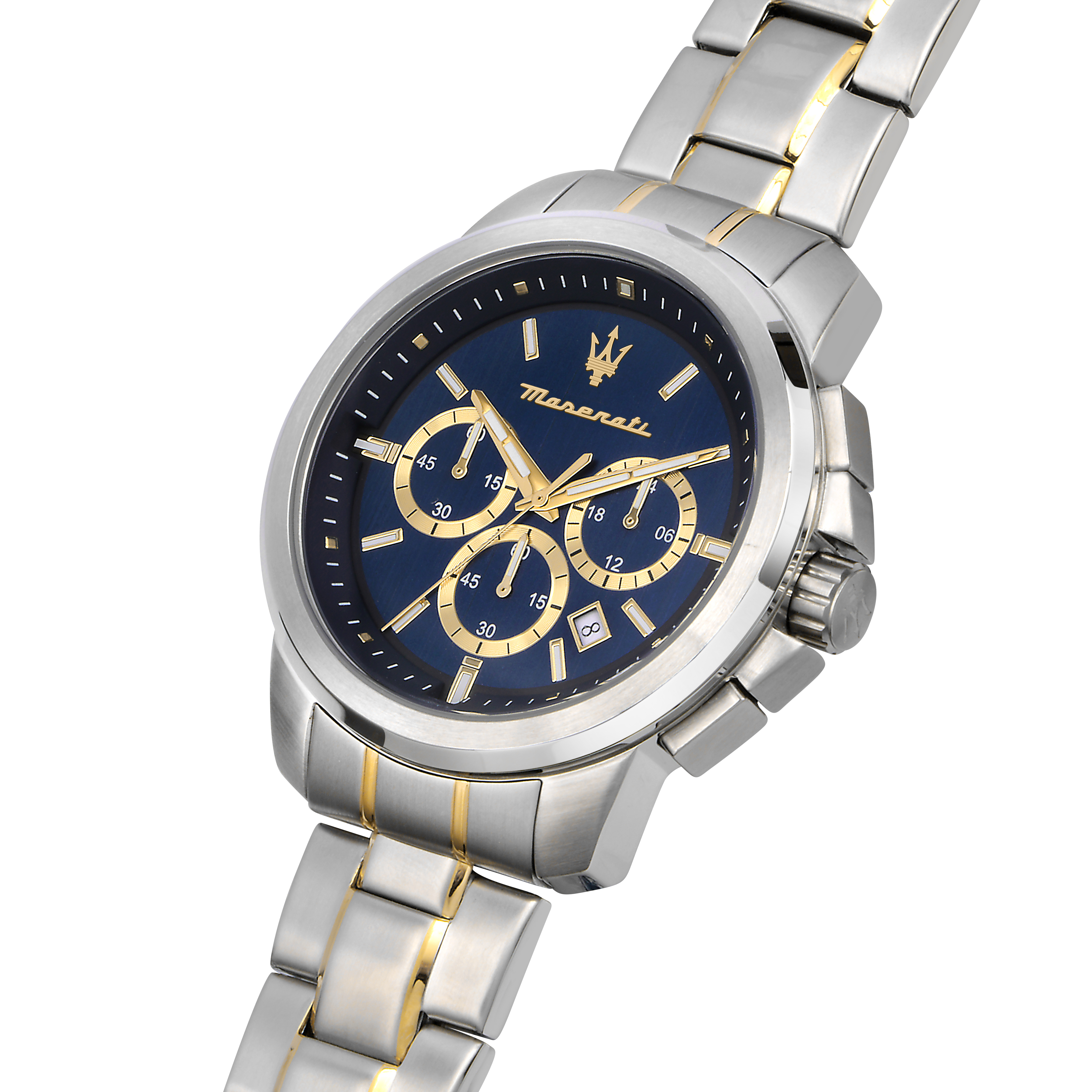 Herenhorloge Successo Chronograph Bicolor/Blue - R8873621016