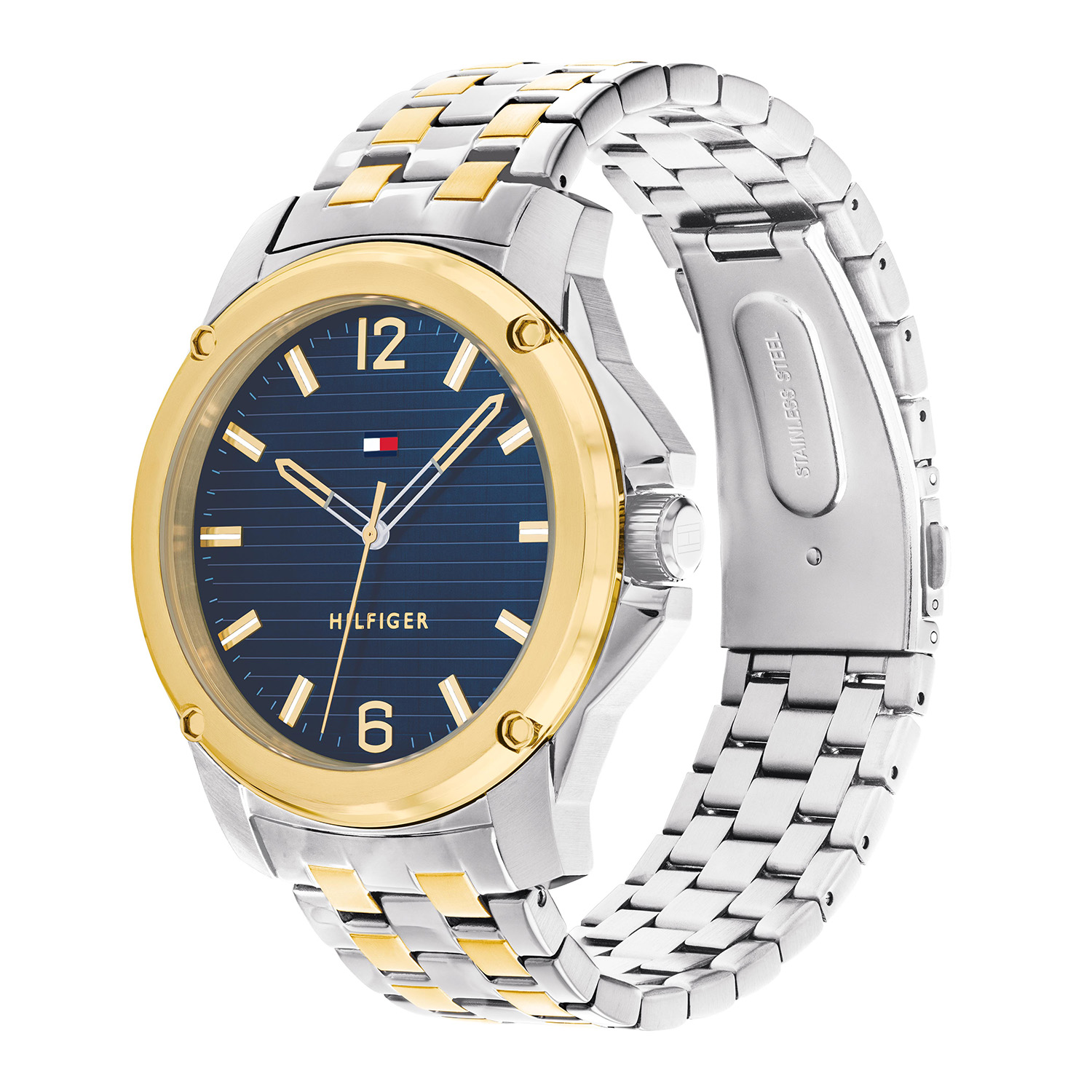 Horloge Heren Staal Bi-color Schakelband 44mm TH1710507
