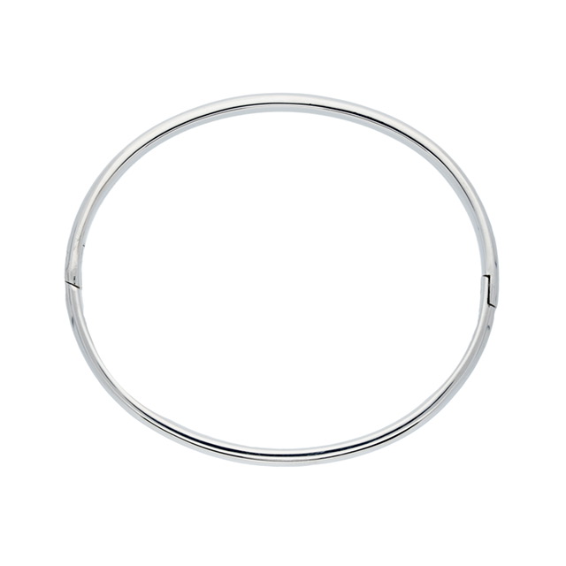 Zilveren ovalen bangle 1041156-6MM