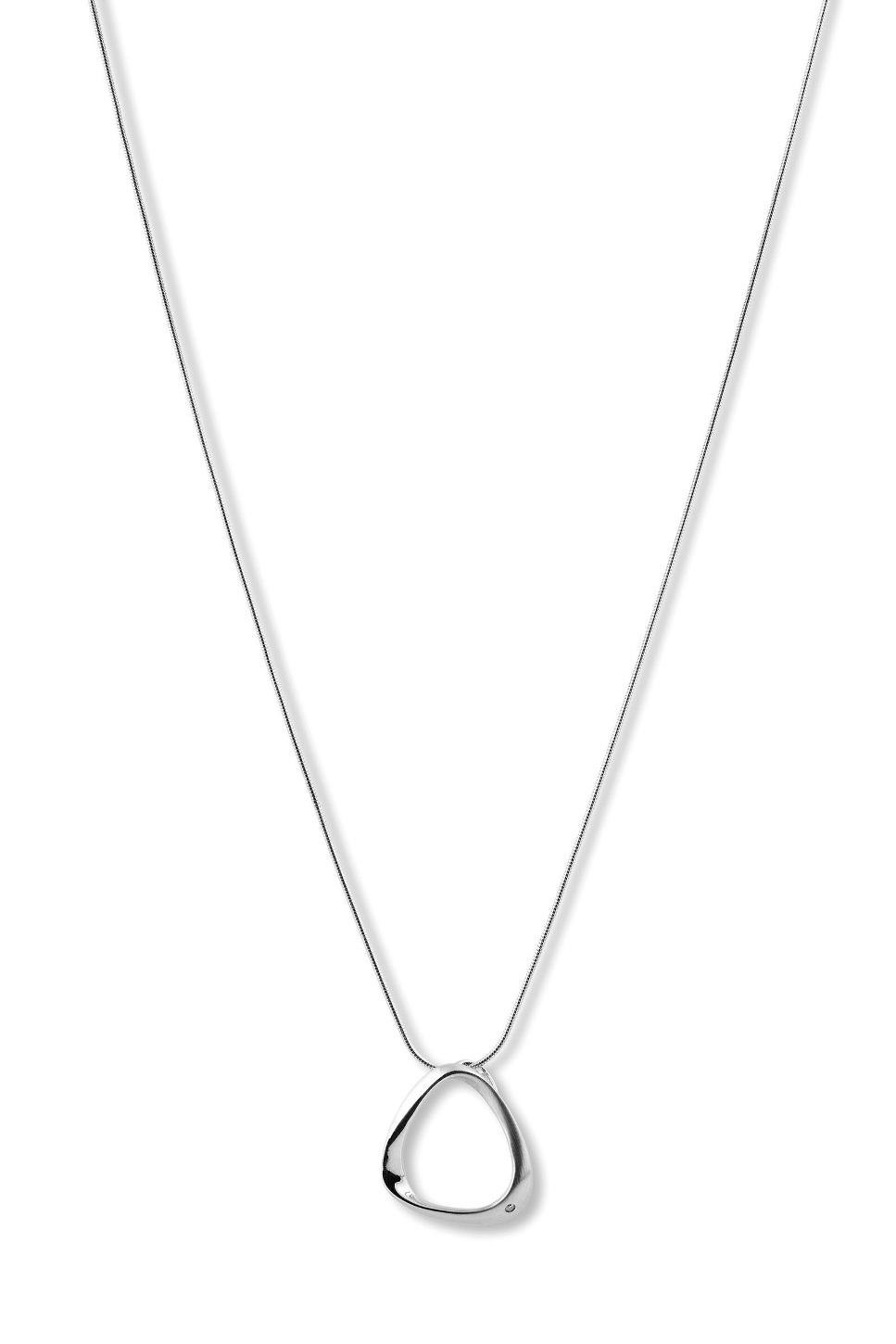 Zilveren dames hanger met diamant PNC16156001
