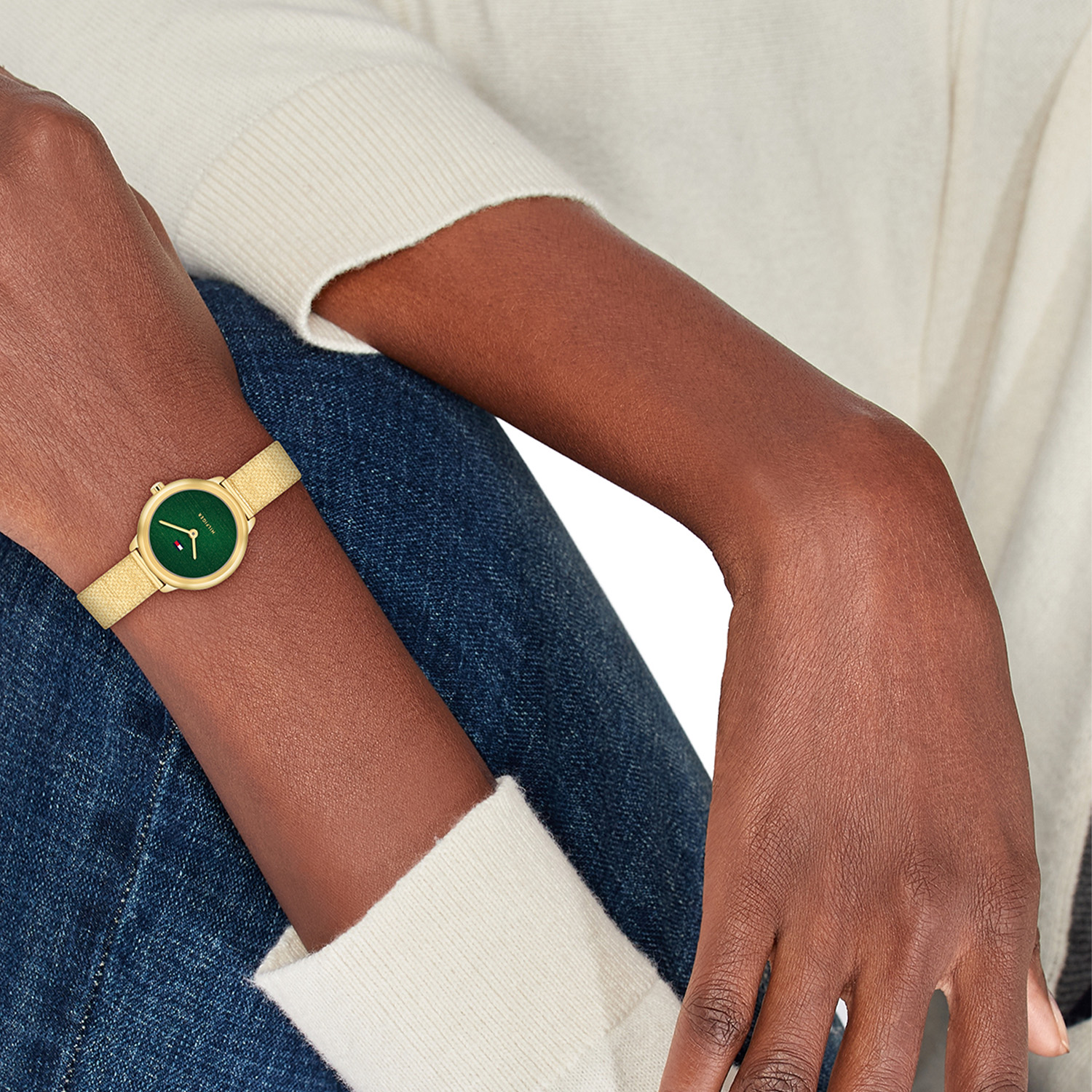 Dameshorloge Demi Goud/Groen - TH1782812