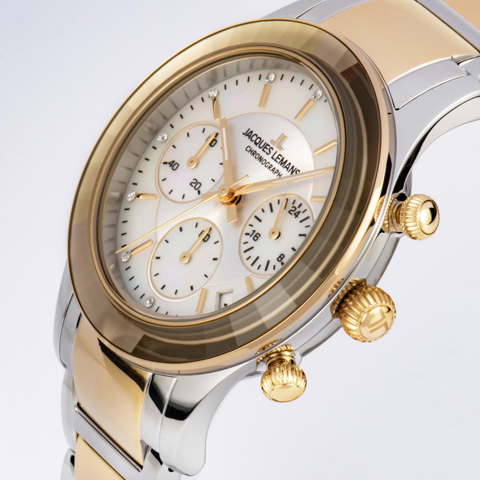Dameshorloge Venice Chronograph Bicolor - 1-2151G