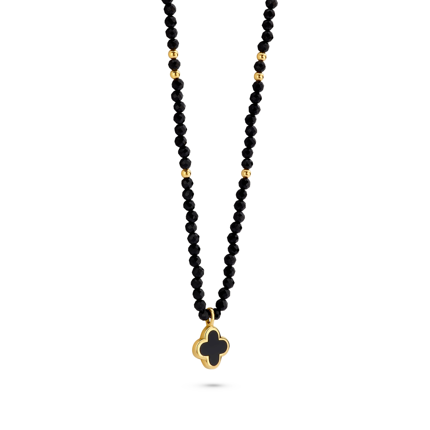 Kralenketting Bloom Black Spinel - FJF0010077YOX