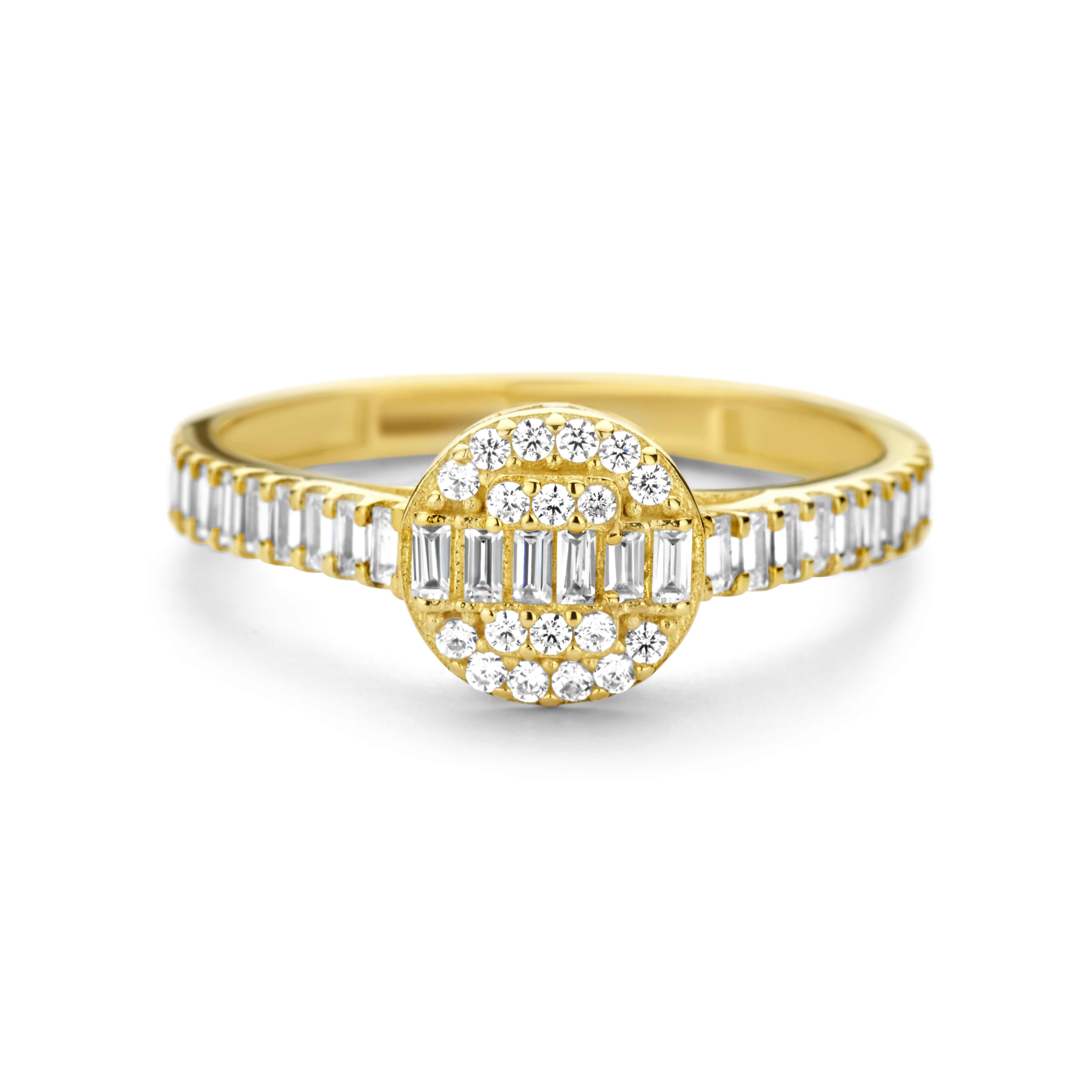 Geelgouden ring met zirkonia R122-VCR5806-FCZ-Y