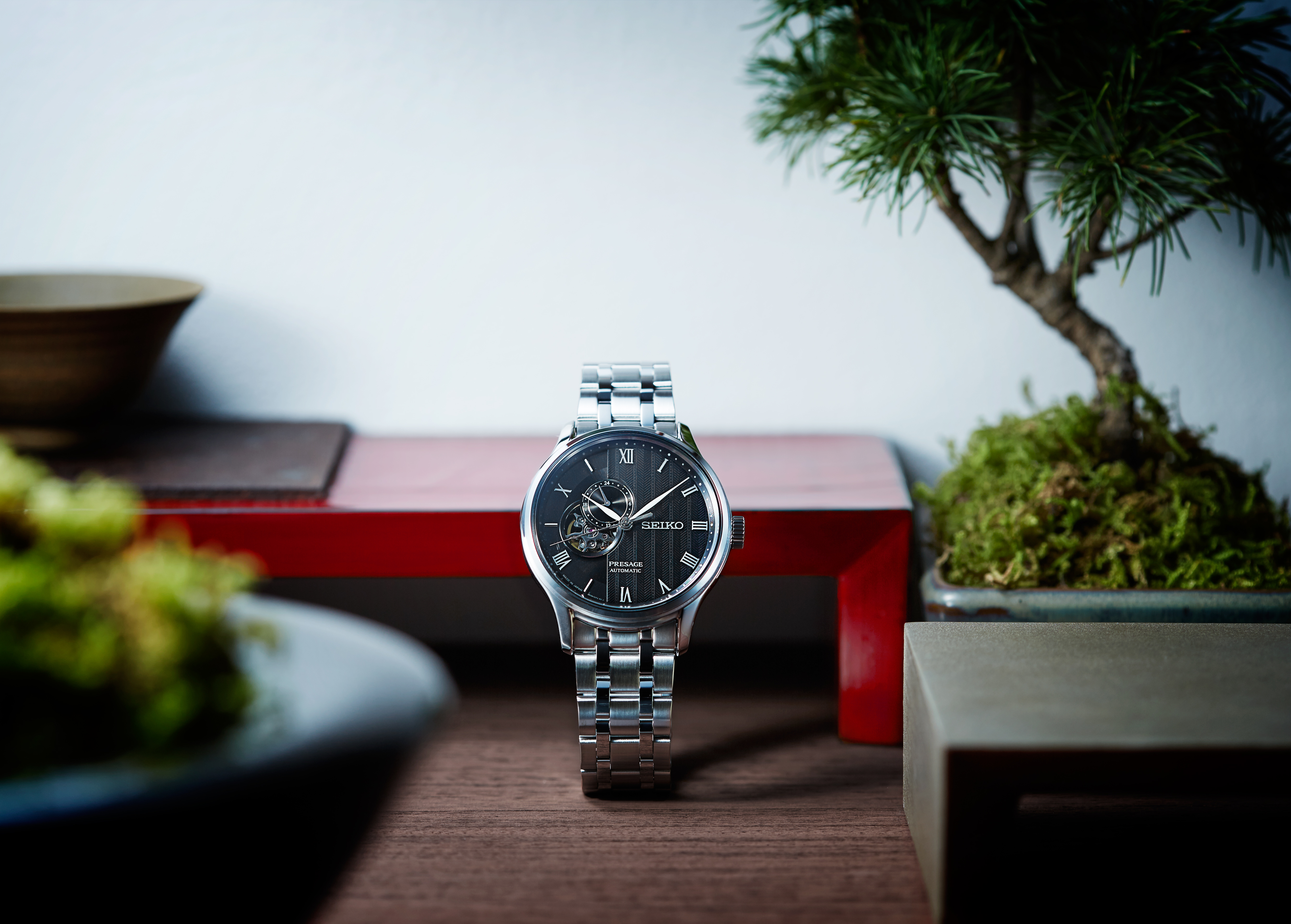 Herenhorloge Presage Japanese Garden Black - SSA377J1