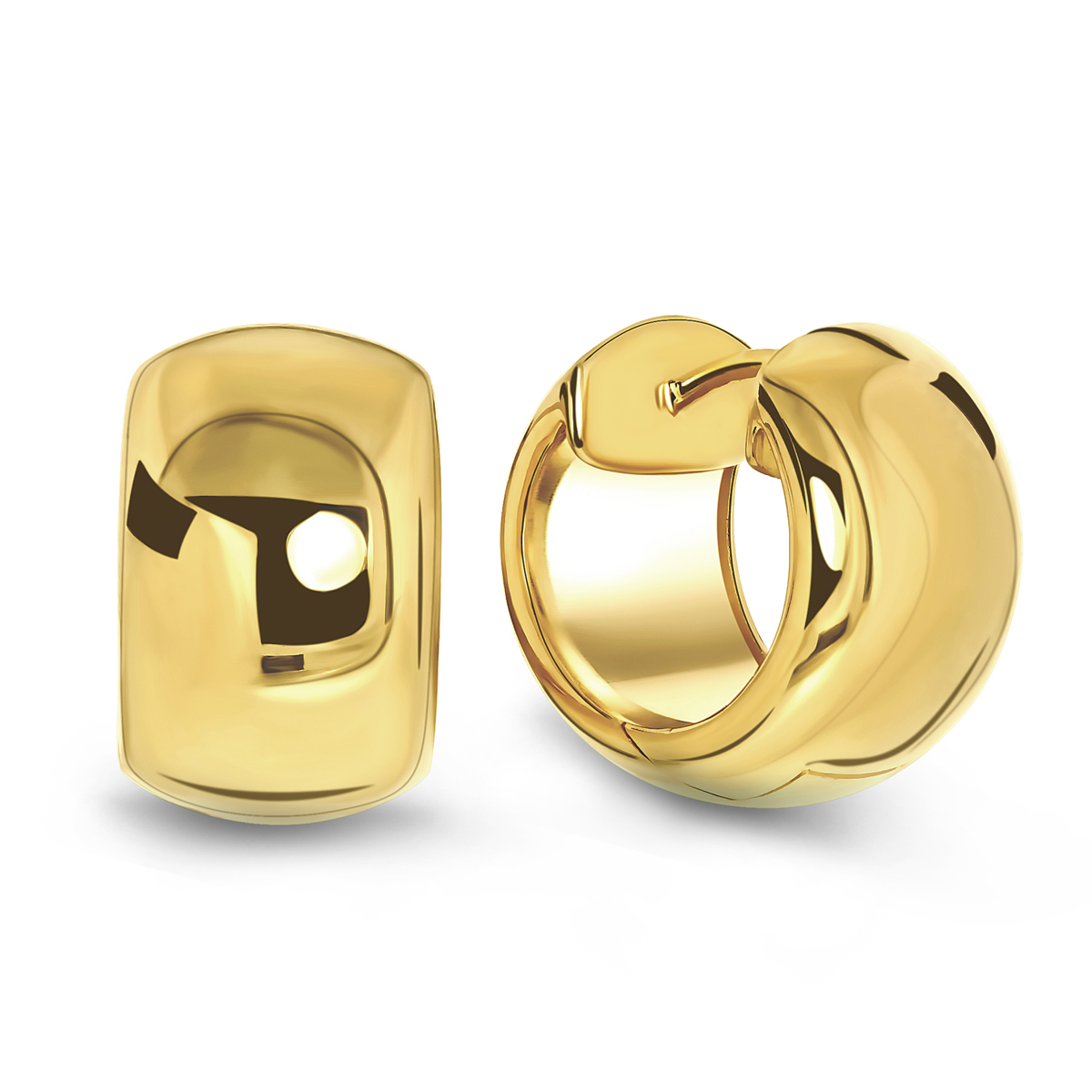 Gold plated oorringen 02.1046.35