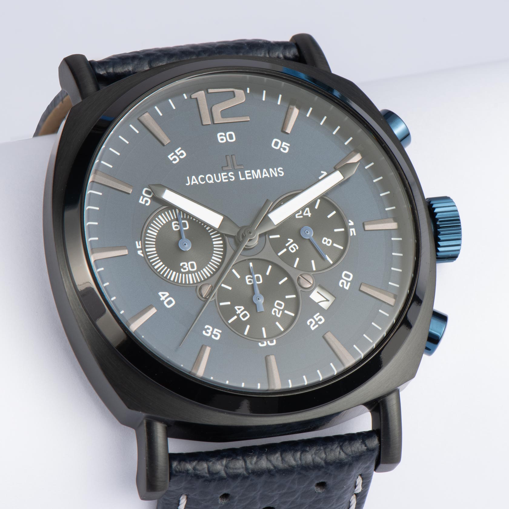 Herenhorloge Lugano Chronograph D.Blue - 1-1645R