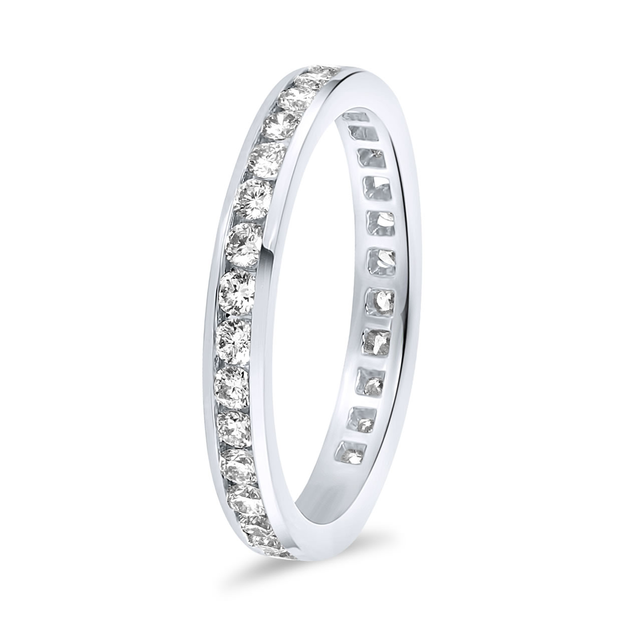 Witgouden ring met diamant R071712-W