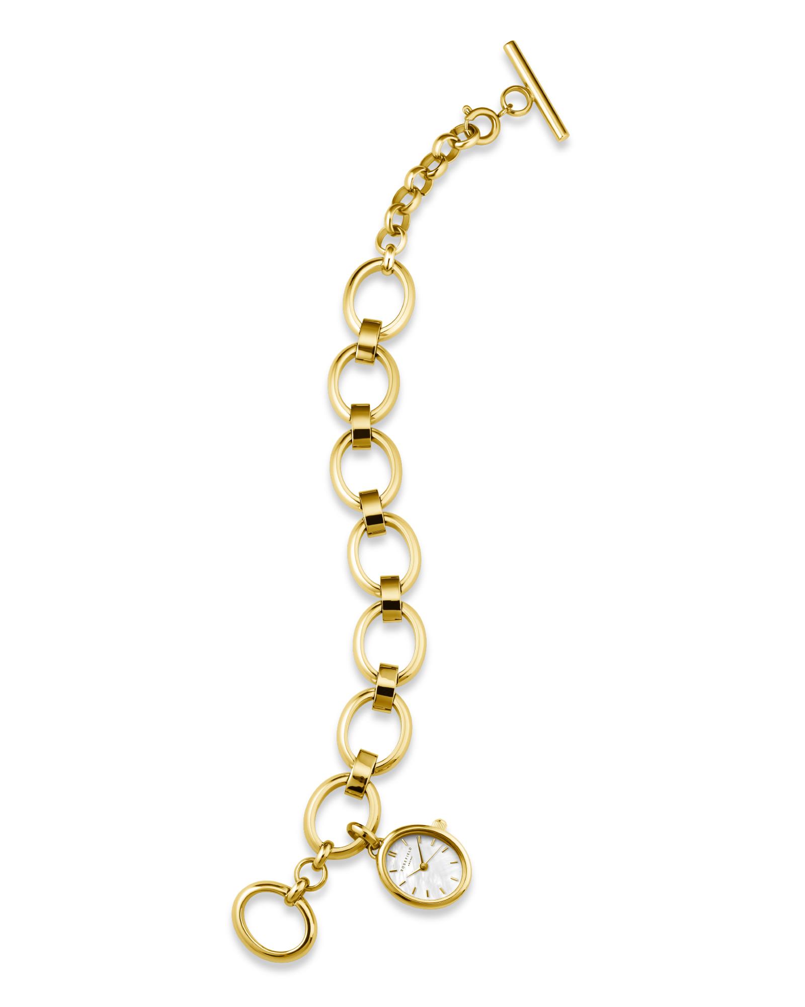 Dameshorloge Oval Charm Chain Quartz 15 x 18 mm SWGSG-OV13