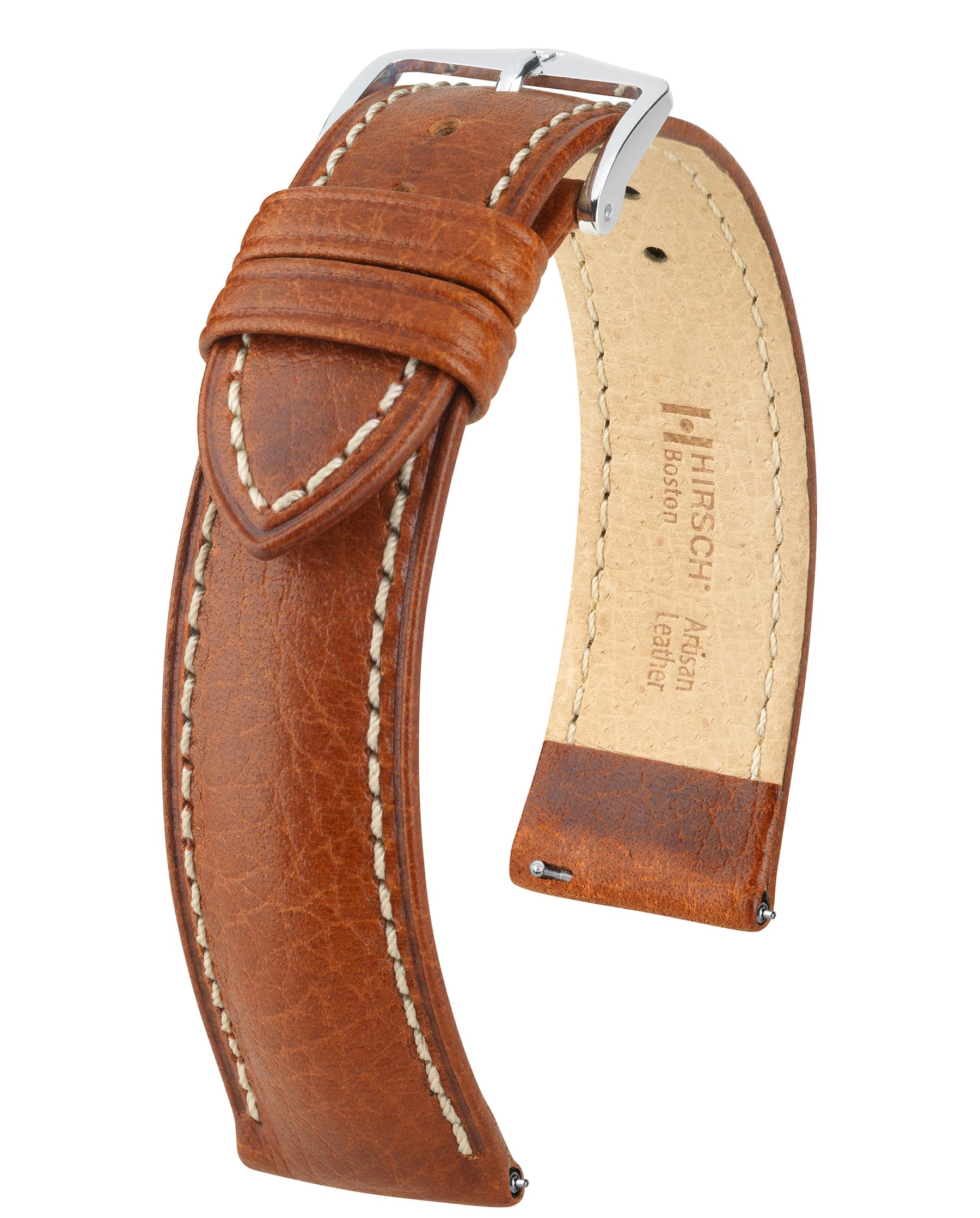 Horlogeband Boston L van leer 20 mm 01302070-2