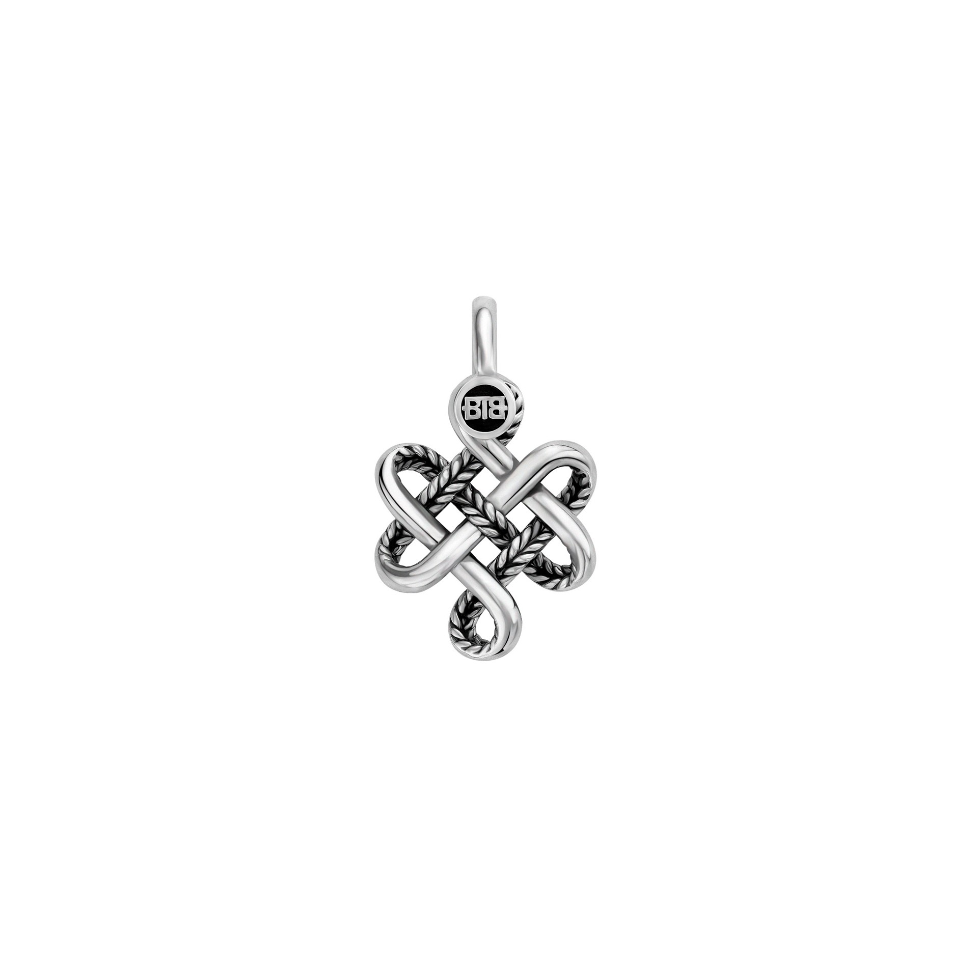 Hanger Endless Knot XS van sterling zilver 665