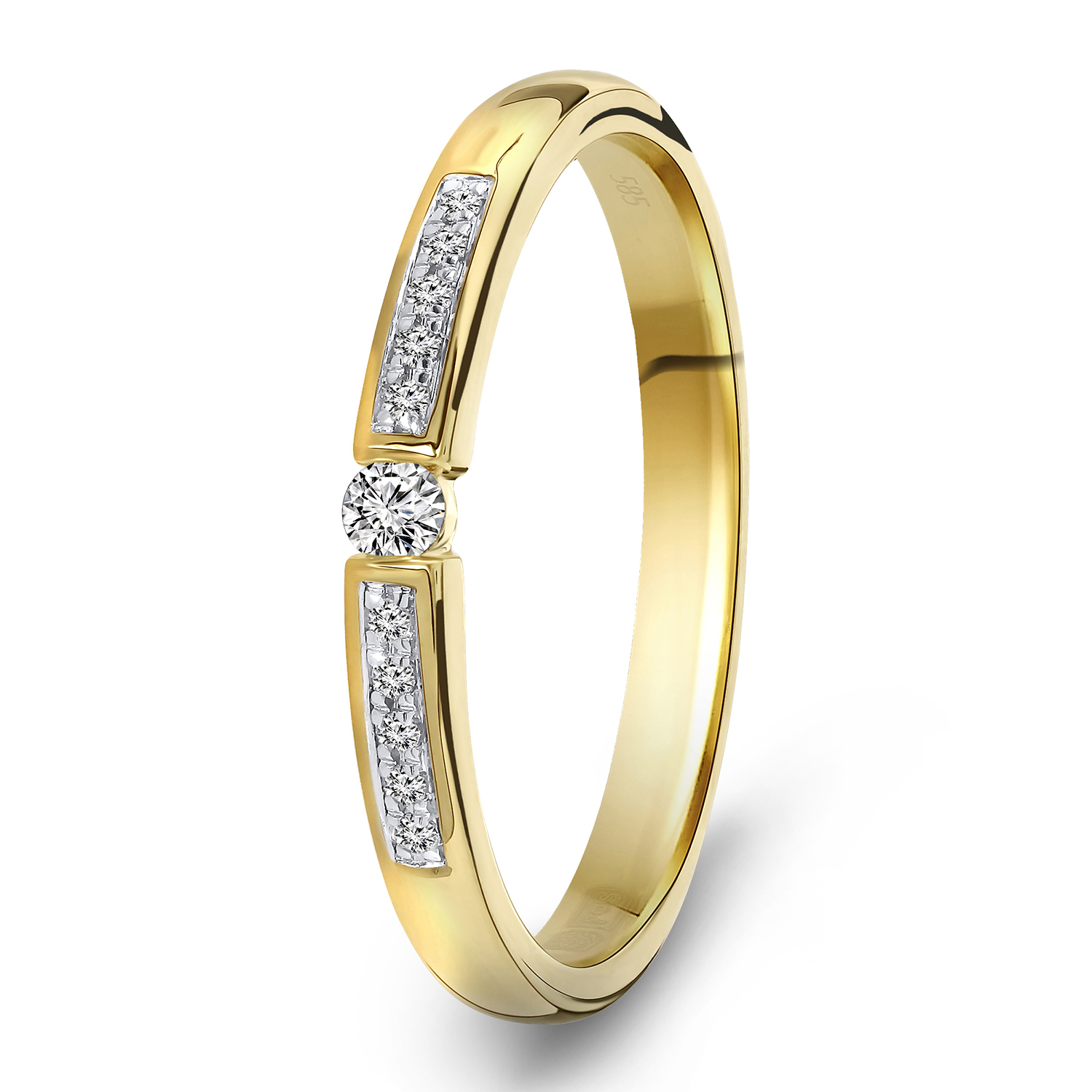 Geelgouden diamant ring 198XA3251QQQDRY